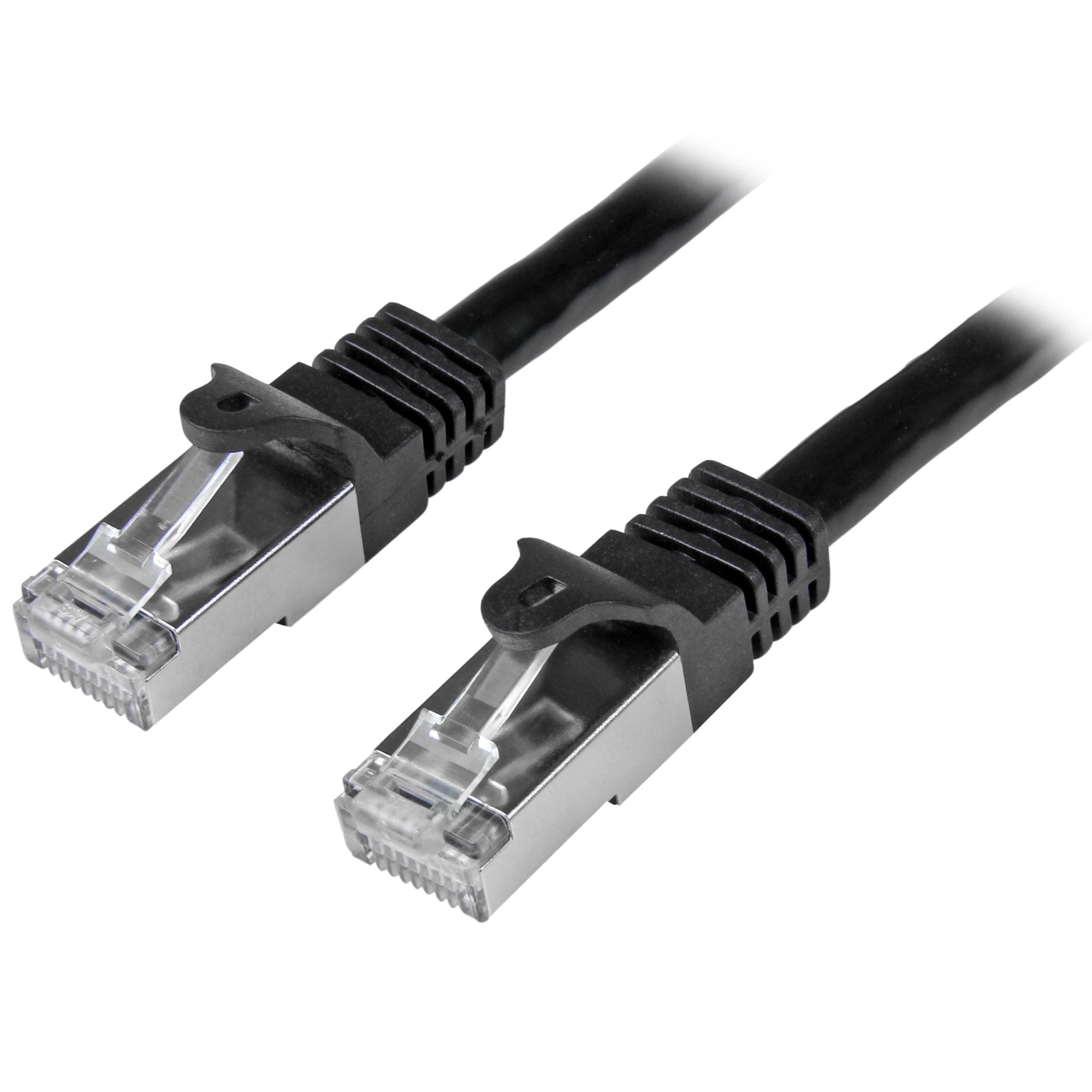  www.electricalstuff.se ElectricalStuff.se   StarTech.com N6SPAT2MBK nätverkskablar Svart 2 m Cat6 SF/UTP (S-FTP) StarTech.co