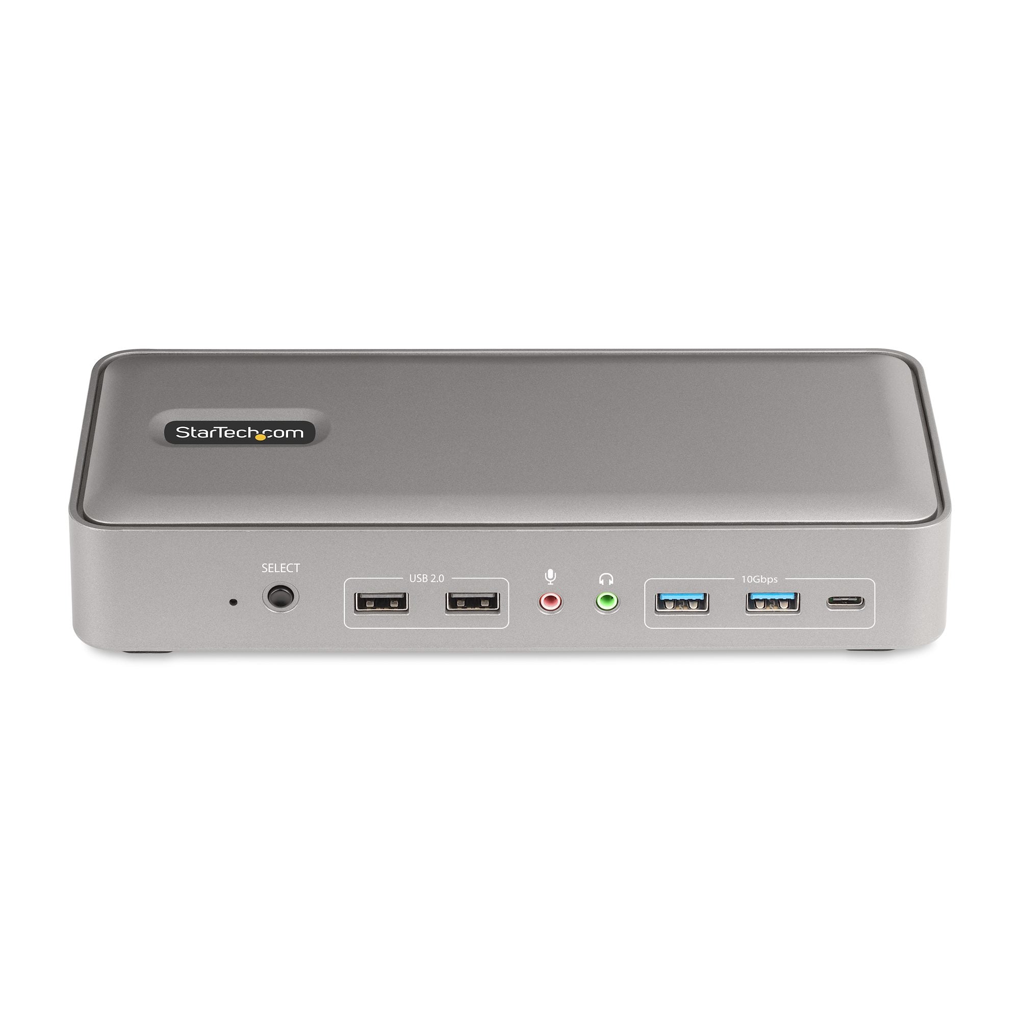     KVM-dockningsstation för dubbla bärbara datorer med USB-C, 4K 60 Hz DisplayPort-dockningsstation för dubbelskärm, USB-hub