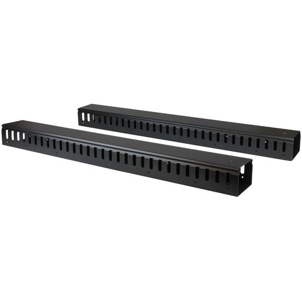  www.electricalstuff.se ElectricalStuff.se   StarTech.com Vertikal kabelorganiserare med fingerkanaler - 0U - 1,8 m StarTech.