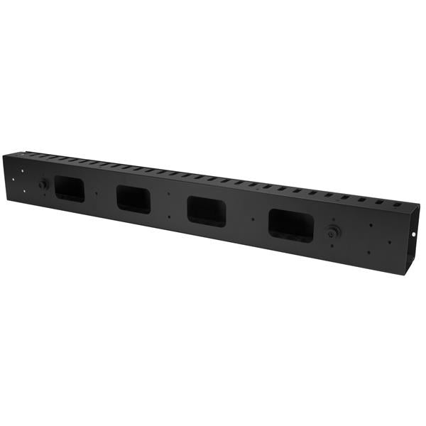  .com CMVER40UF 0065030864787|065030864787 Rack Tillbehör   Vertikal kabelorganiserare med fingerkanaler - 0U - 1,8 m www.ele