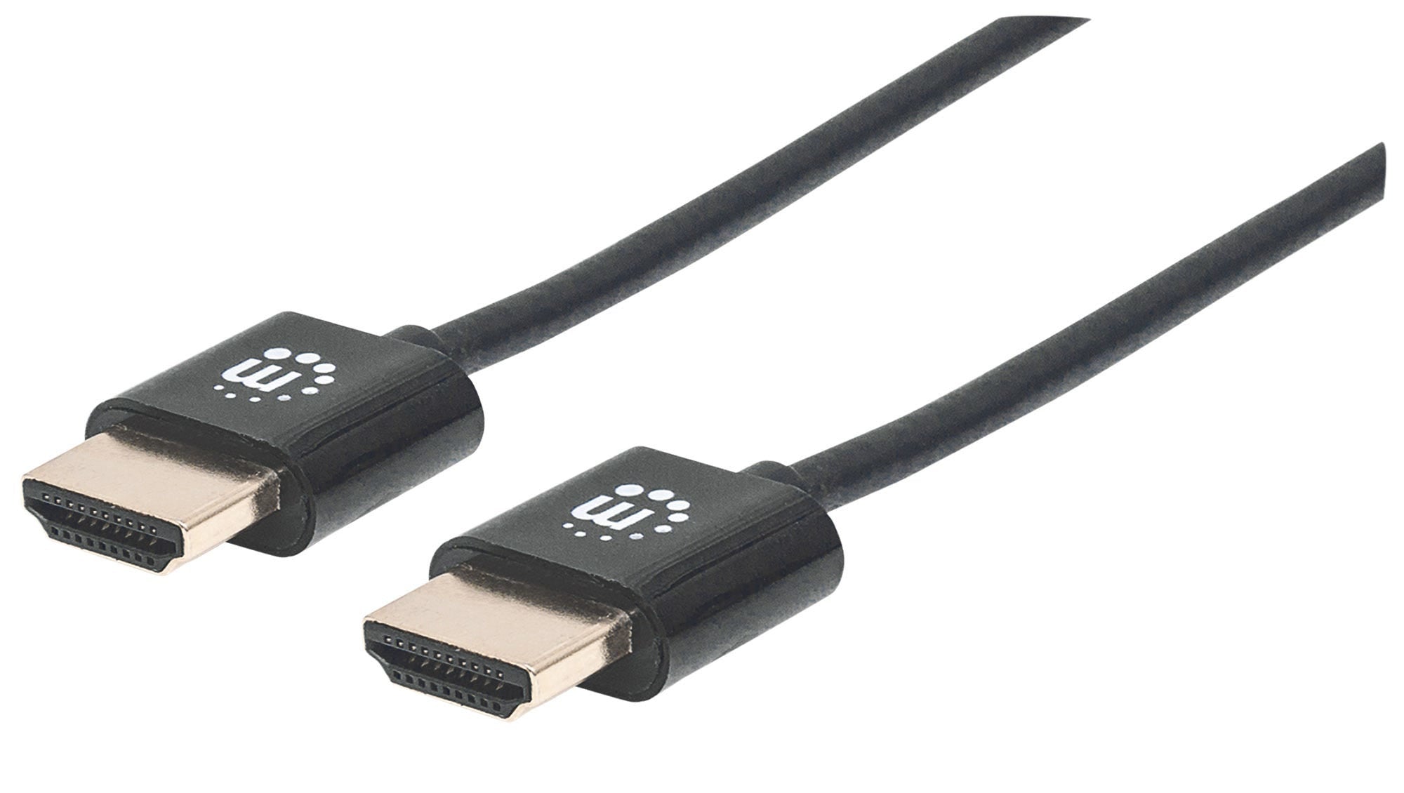  www.electricalstuff.se ElectricalStuff.se   Manhattan 394369 HDMI-kabel 1,8 m HDMI Typ A (standard) Svart Manhattan 394369 0