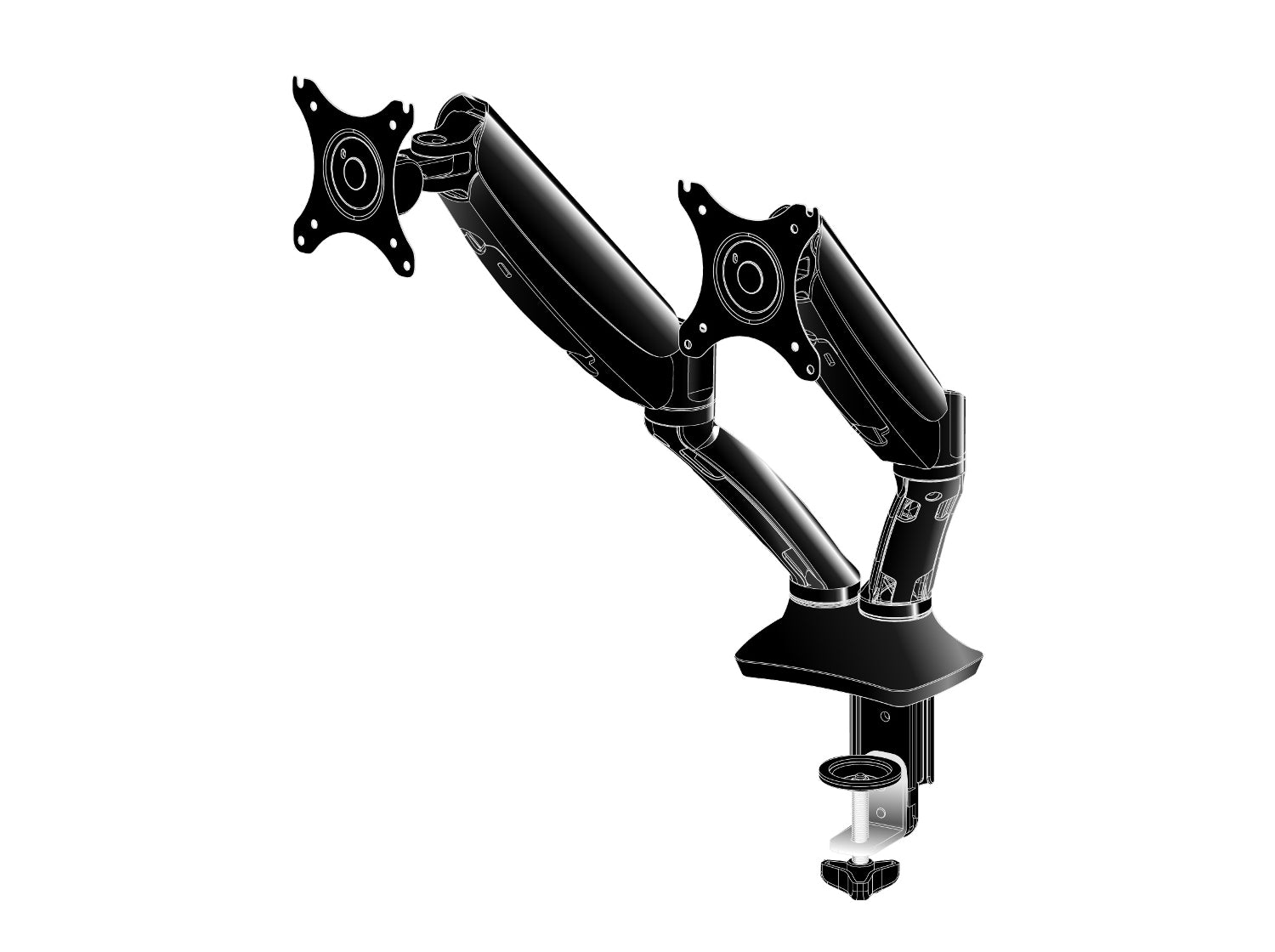  www.electricalstuff.se ElectricalStuff.se   iiyama DS3002C-B1 fäste och ställ till bildskärm 68,6 cm (27") Bord Svart iiyama