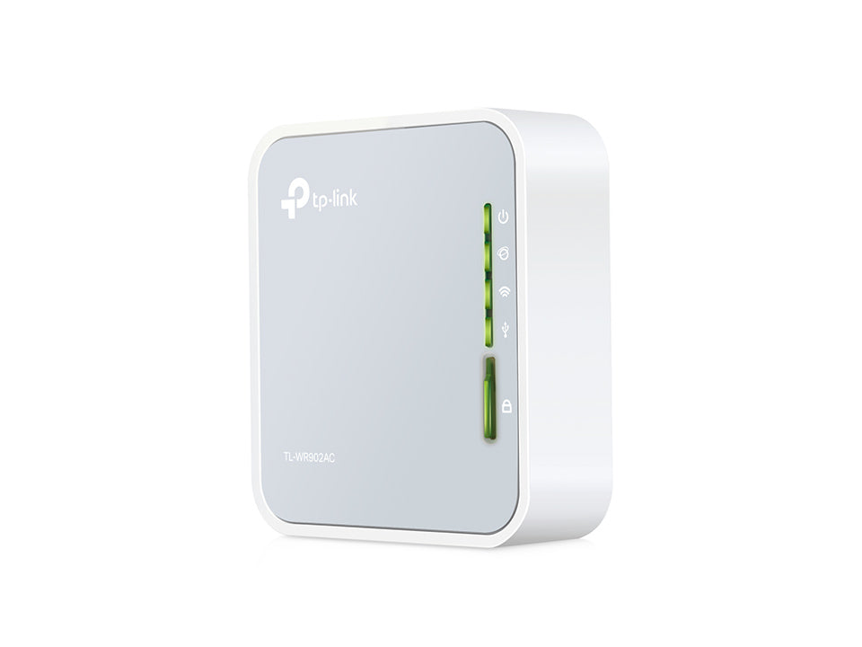  R902AC trådlös router Snabb Ethernet Dual-band (2,4 GHz / 5 GHz) 4G Vit TP-Link TL-WR902AC 6935364095666 Trådlösa Routrar   