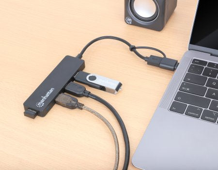  r   180863 www.electricalstuff.se ElectricalStuff.se   Manhattan 180863 gränssnittshubbar USB 3.2 Gen 1 (3.1 Gen 1) Type-A +