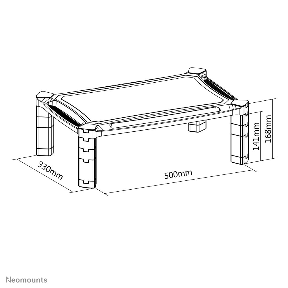  l bildskärm 81,3 cm (32") Bord Svart Neomounts NSMONITOR20 8717371445713 Fästen och Ställ till Bildskärmar   NSMONITOR20 www