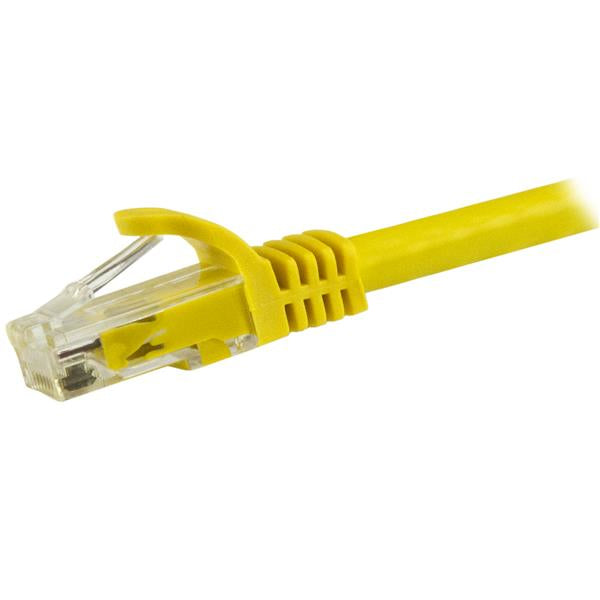  ul StarTech.com N6PATC750CMYL 0065030884648|065030884648 Nätverkskablar   7,5 m CAT6-patchkabel - 100% kopparledning - Hakfr
