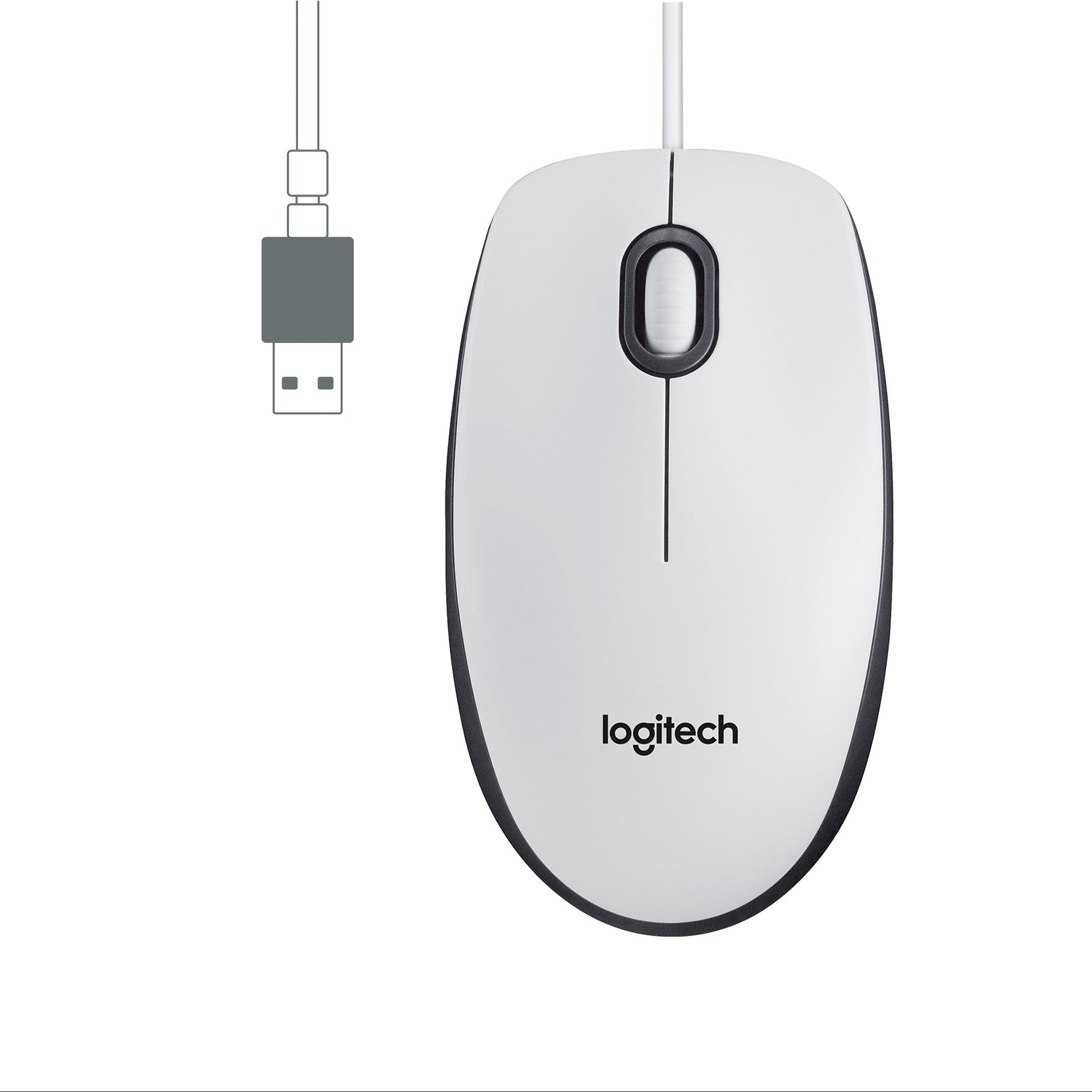  xtrous USB Type-A Optisk 1000 DPI Logitech 910-006764 5099206106062 Datormöss   M100 www.electricalstuff.se ElectricalStuff.