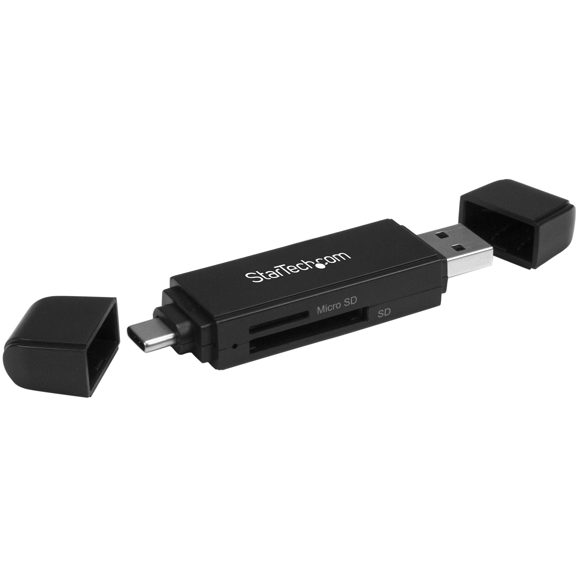   och USB-A StarTech.com SDMSDRWU3AC 0065030868181|065030868181 Kortläsare   USB 3.0-minneskortläsare/skrivare för SD- och mi
