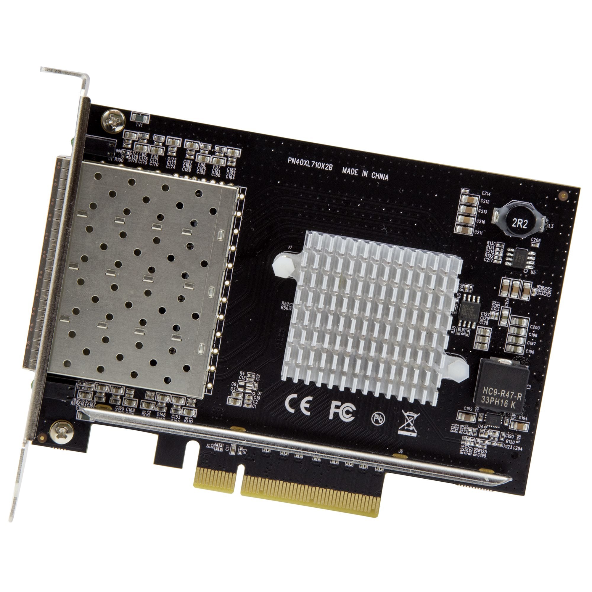  0-chip StarTech.com PEX10GSFP4I 0065030867740|065030867740 Nätverkskort   SFP+-servernätverkskort med fyra portar - PCI Expr