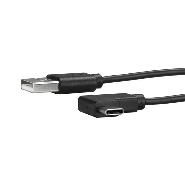  www.electricalstuff.se ElectricalStuff.se   StarTech.com 1 m USB-A till USB-C-laddningskabel, rätvinklad, laddning och synkr
