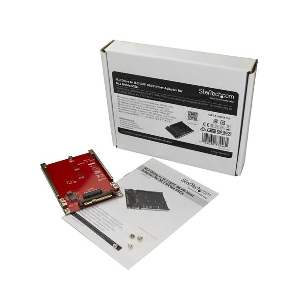 0198467461 Nätverkskort/Adapters   M.2 enhet till U.2 (SFF-8639) värdadapter för M.2 PCIe NVMe SSD-enheter www.electricalstu