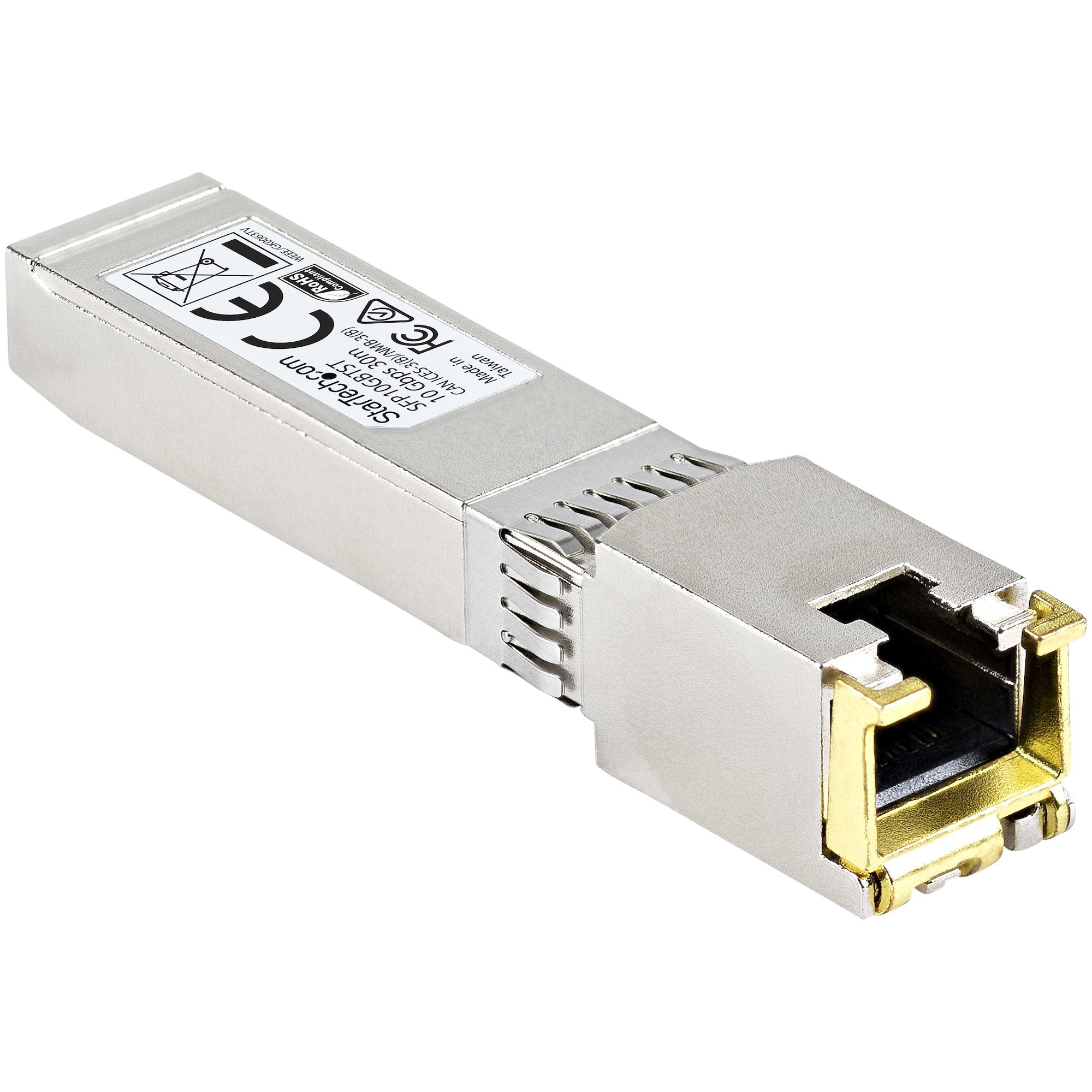 65030873376|065030873376 Transceiver-Moduler För Nätverk   MSA Okodad SFP+ sändarmodul - 10GBASE-T 10 Gbit/s | Koppar | RJ45