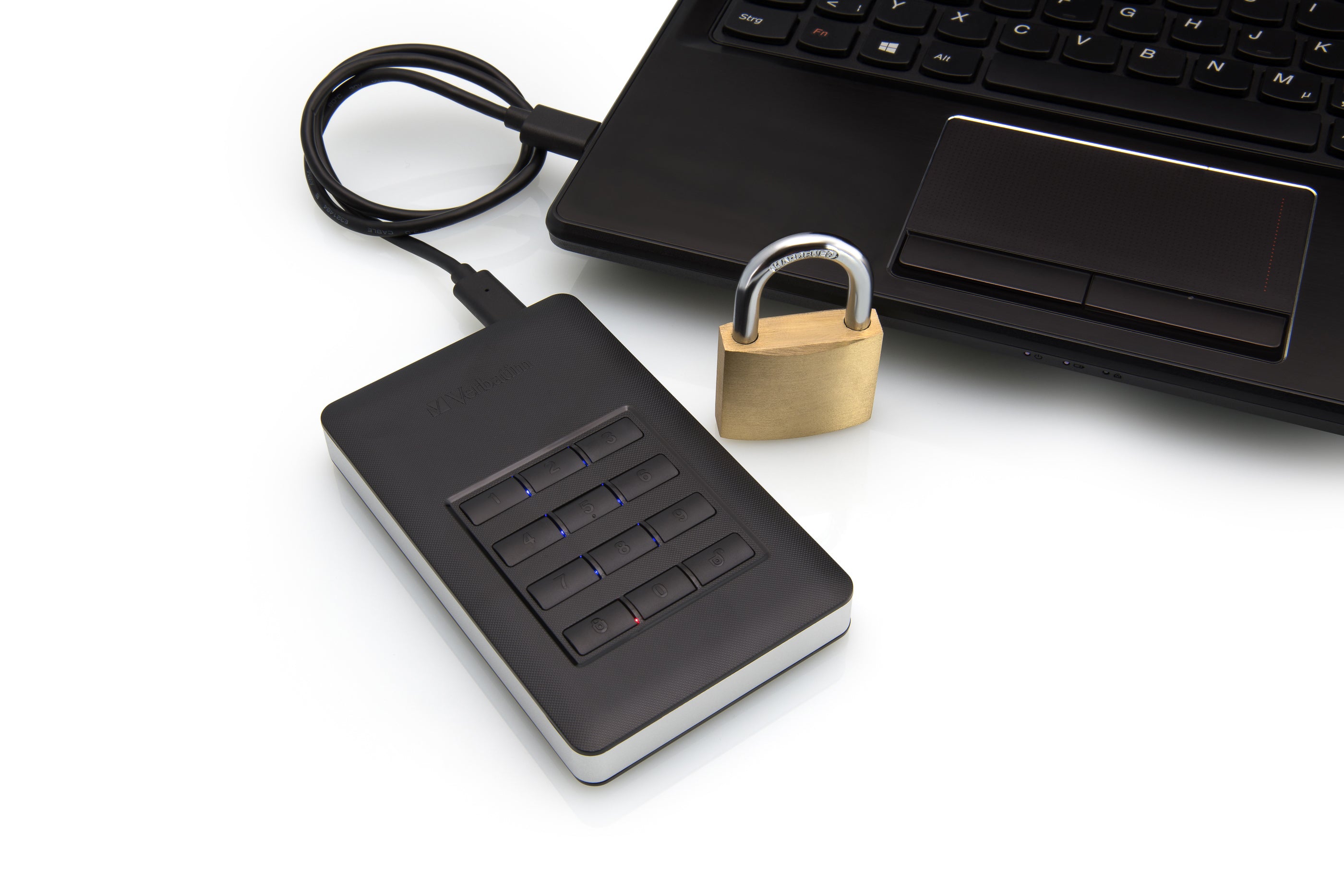  'n'Go externa hårddiskar 1 TB USB Type-C Svart, Silver Verbatim 53401 0023942534013|023942534013 Externa Hårddiskar   Store'