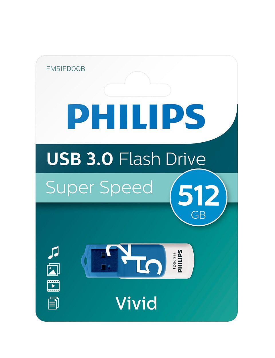  t Philips FM51FD001B/00  USB-Sticka   FM51FD001B/00 www.electricalstuff.se ElectricalStuff.se   Philips FM51FD001B/00 USB-st