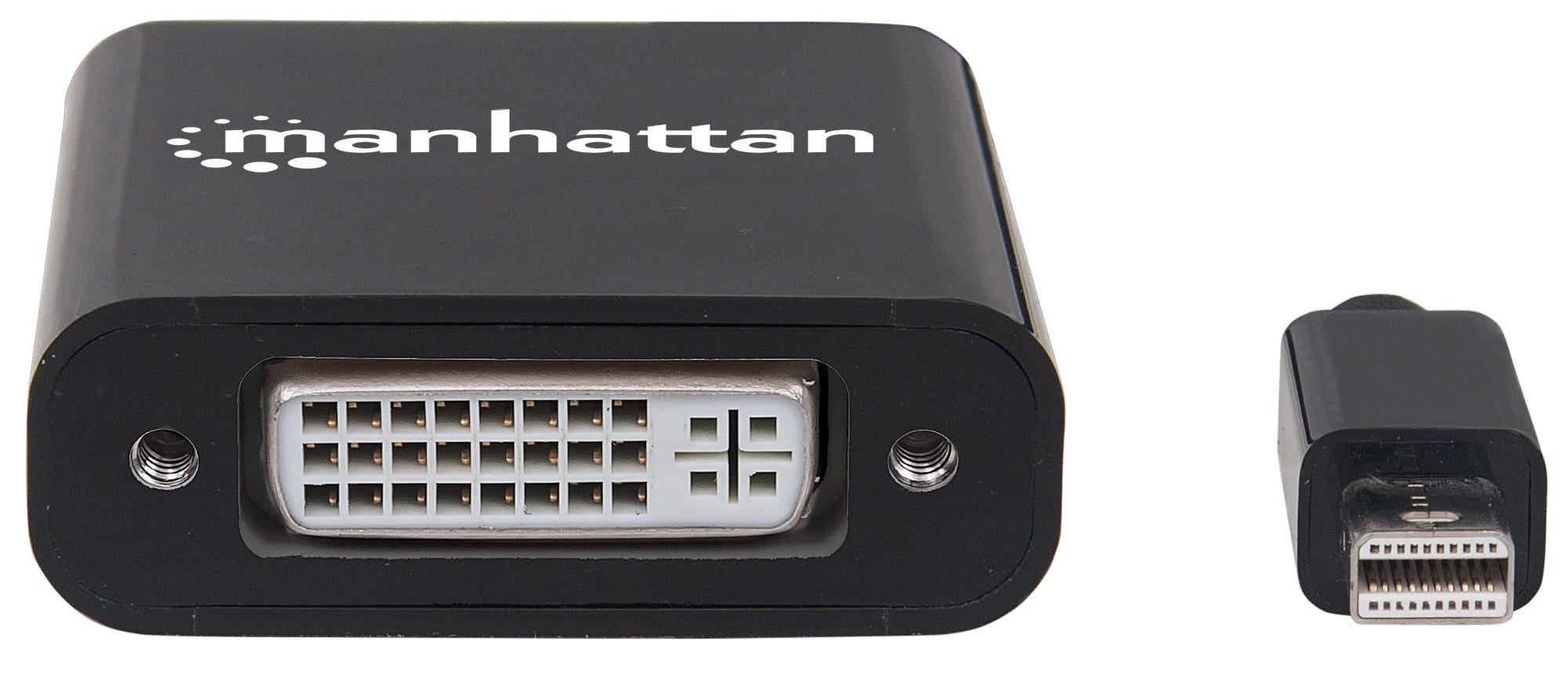  9 videokabeladapter 0,195 m Mini DisplayPort DVI-I Svart Manhattan 152549 0766623152549|766623152549 Videokabeladaptrar   15