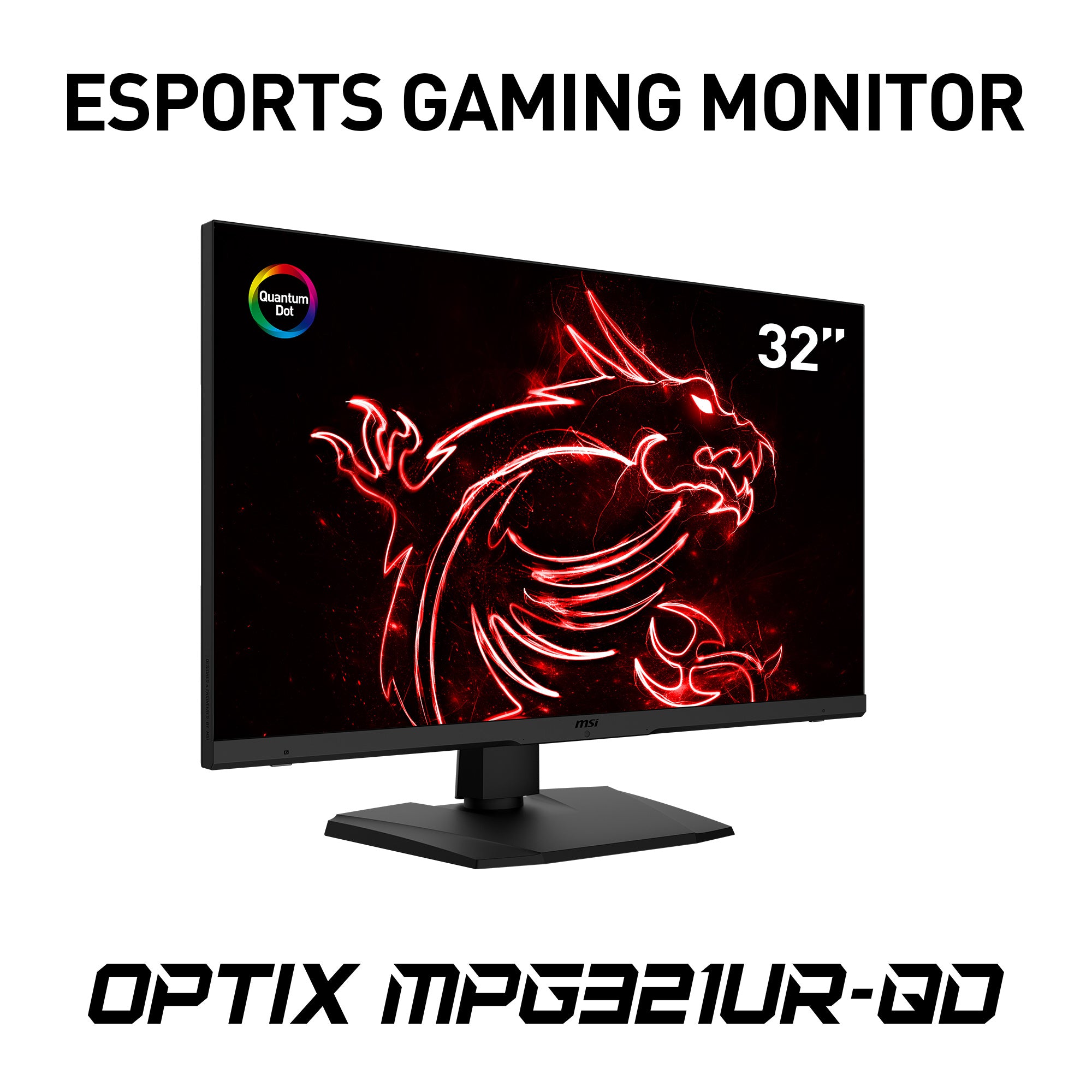  ED Svart MSI OPTIX MPG321URDE QD 4719072794651|0824142240625|824142240625 Platta Pc-Skärmar Optix  MPG321UR-QD www.electrica