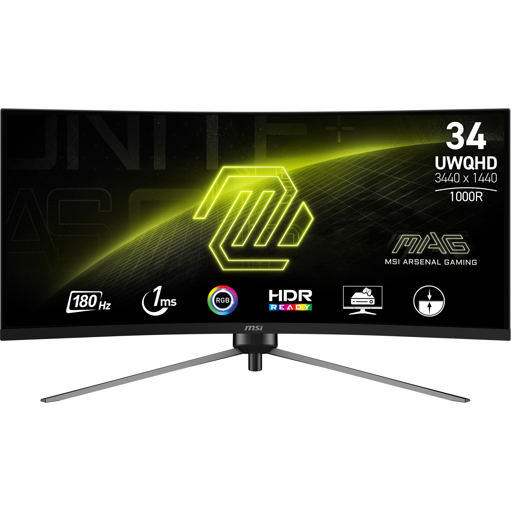  www.electricalstuff.se ElectricalStuff.se   MSI MAG 345CQR platta pc-skärmar 86,4 cm (34") 3440 x 1440 pixlar UltraWide Dual