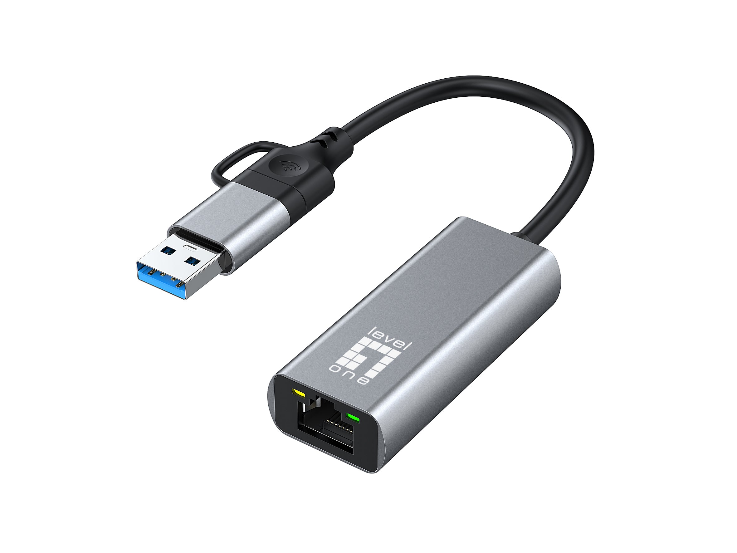  4372 Nätverkskort   USB-0423 www.electricalstuff.se ElectricalStuff.se   LevelOne USB-0423 nätverkskort Ethernet 2500 Mbit/s