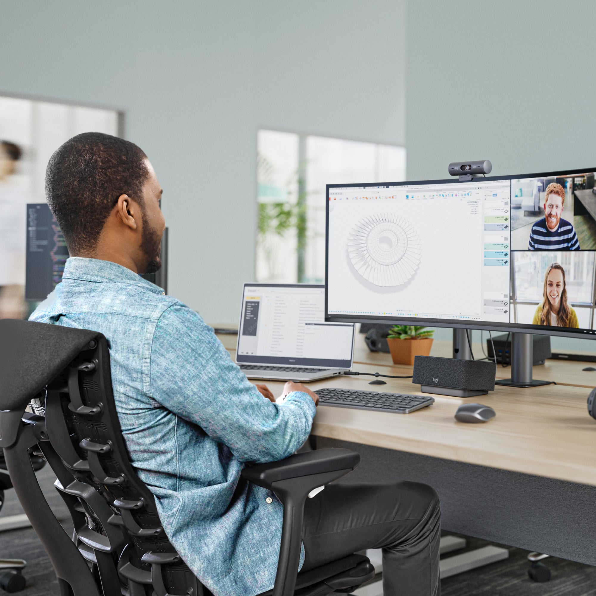  1459 5099206104884 Webbkameror   Brio 505 www.electricalstuff.se ElectricalStuff.se   Logitech Brio 505 webbkameror 4 MP 192