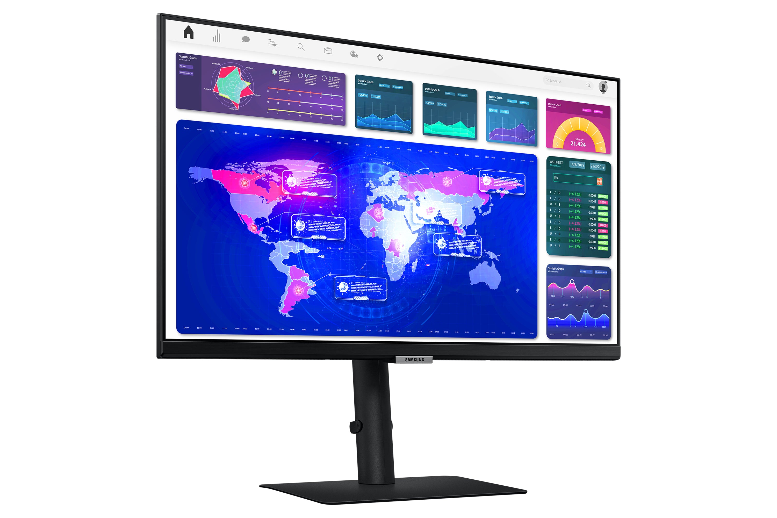  ixlar Quad HD LCD Svart Samsung LS24A600UCUXEN 8592978370862|8806090952616 Platta Pc-Skärmar ViewFinity S6 S60UA www.electri