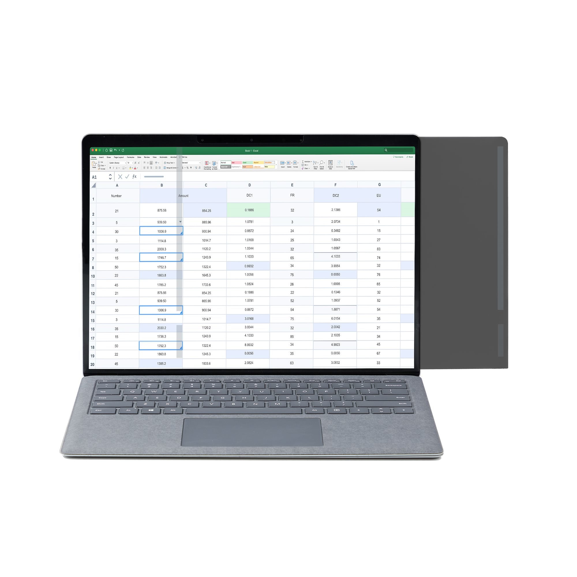  ,5-tums Microsoft Surface Laptop/Book, antireflexfilter med 51 % reduktion av blått ljus, skärmskydd för bildskärm med +/- 3