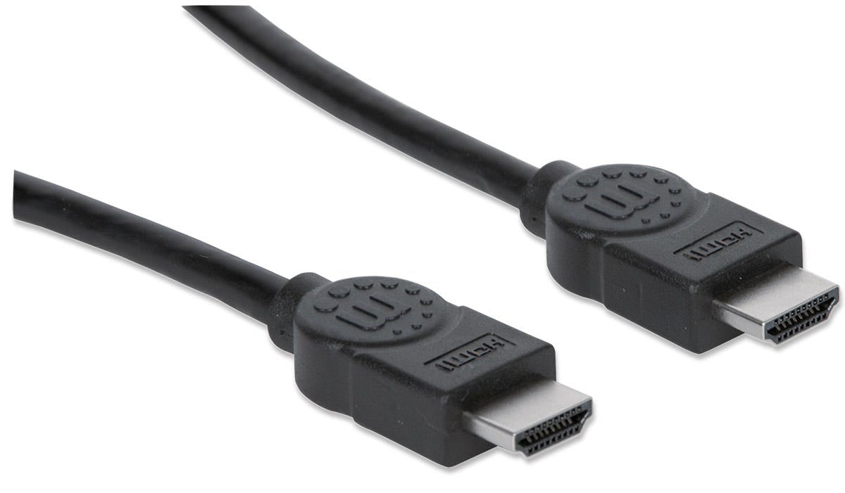  66623323192|766623323192 HDMI-Kablar   323192 www.electricalstuff.se ElectricalStuff.se   Manhattan 323192 HDMI-kabel 1 m HD