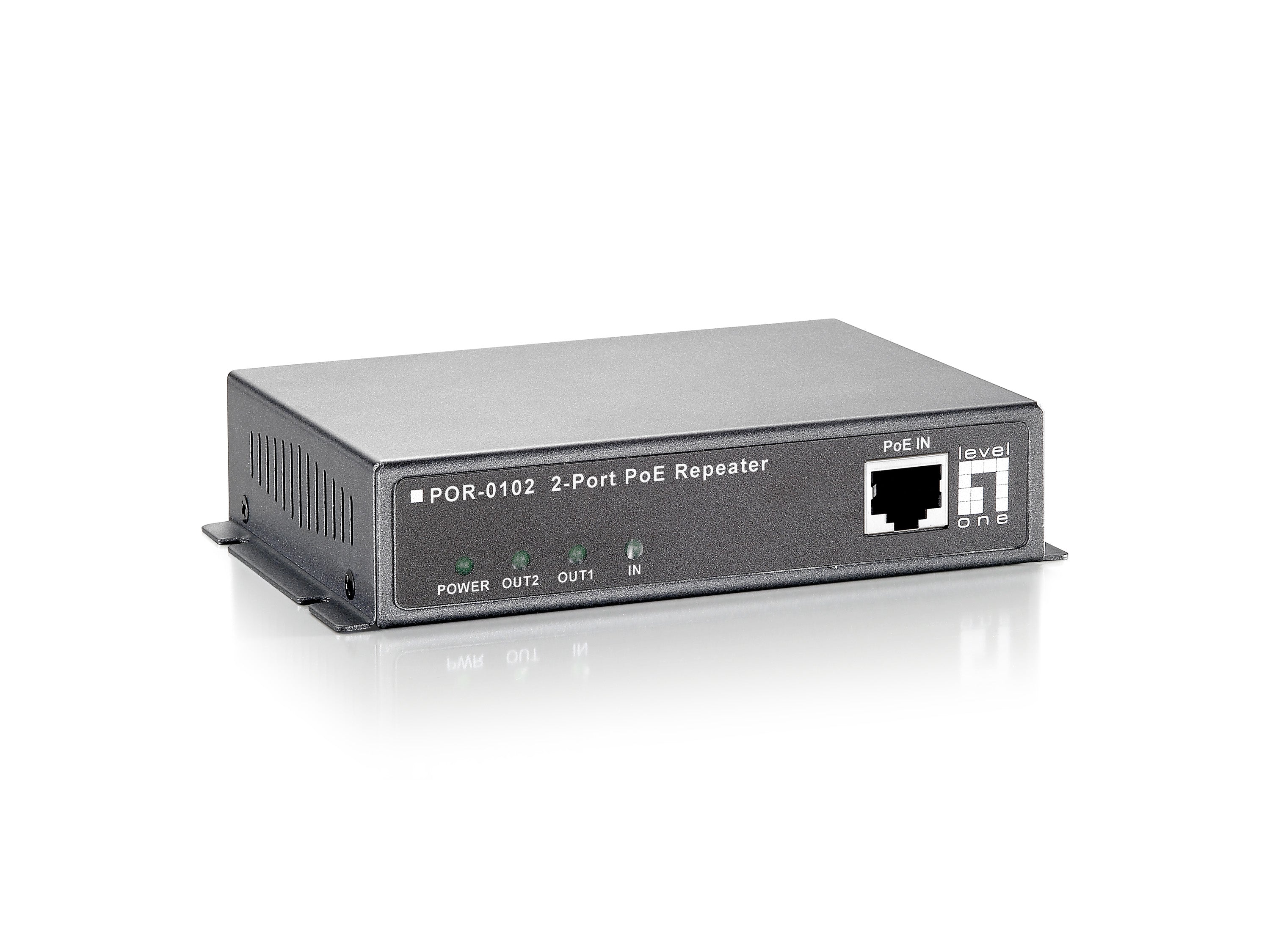  www.electricalstuff.se ElectricalStuff.se   LevelOne POR-0102 nätverksförlängare Nätverksrepeater Svart LevelOne POR-0102 40