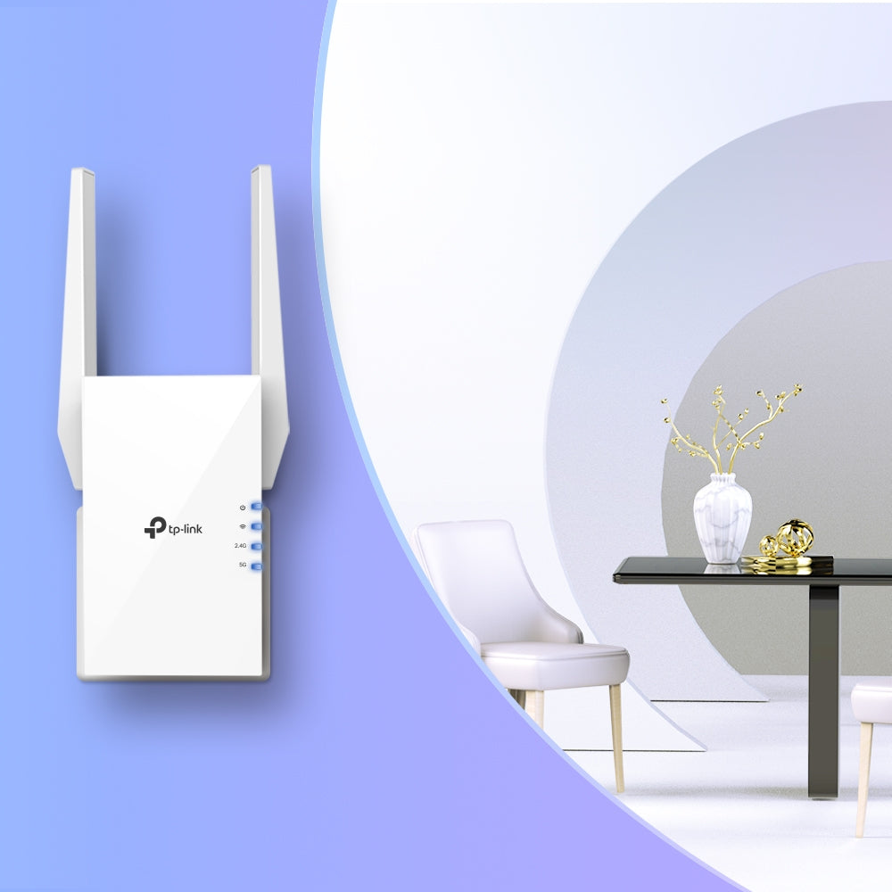  nätverksförlängare Nätverkssändare och -mottagare Vit 10, 100, 1000 Mbit/s TP-Link RE505X 0840030700422|840030700422|6935364