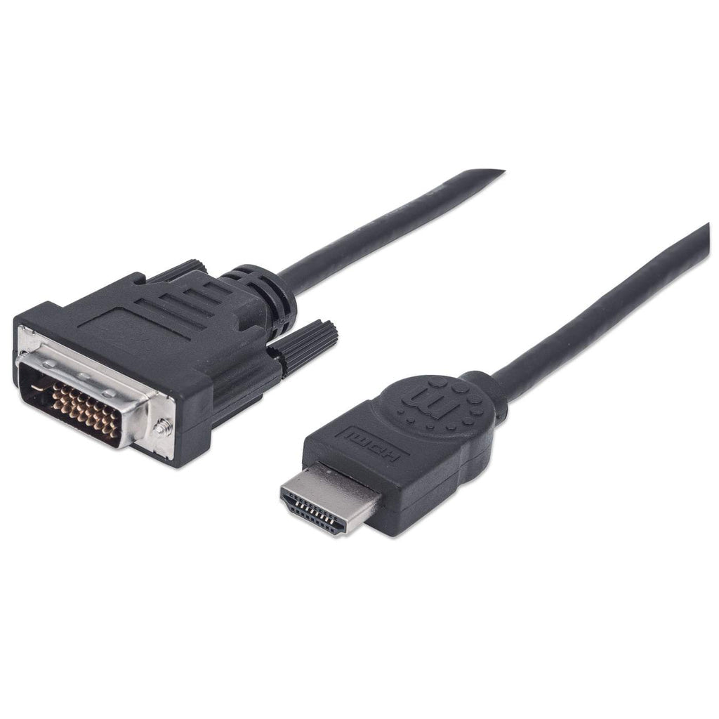  www.electricalstuff.se ElectricalStuff.se   Manhattan 372503 videokabeladapter 1,8 m HDMI Typ A (standard) DVI-D Svart Manha