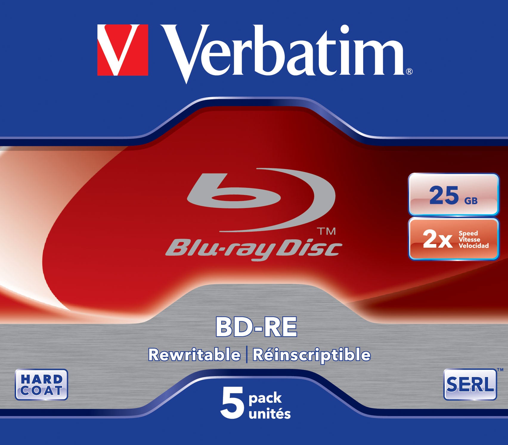  www.electricalstuff.se ElectricalStuff.se   Verbatim 43615 tomma Blu-Ray-diskar BD-RE 25 GB 5 styck Verbatim 43615 002394243