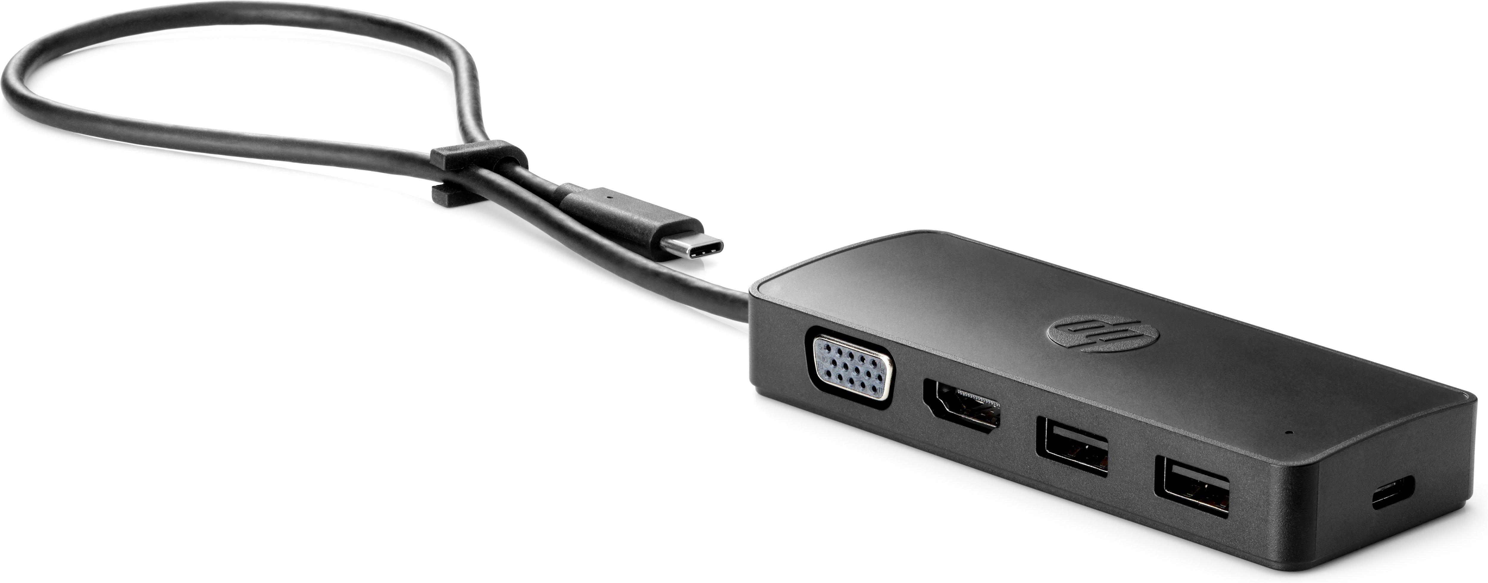  815486 Dockningsstationer För Bärbara Datorer   USB-C resehubb G2 www.electricalstuff.se ElectricalStuff.se   HP USB-C reseh