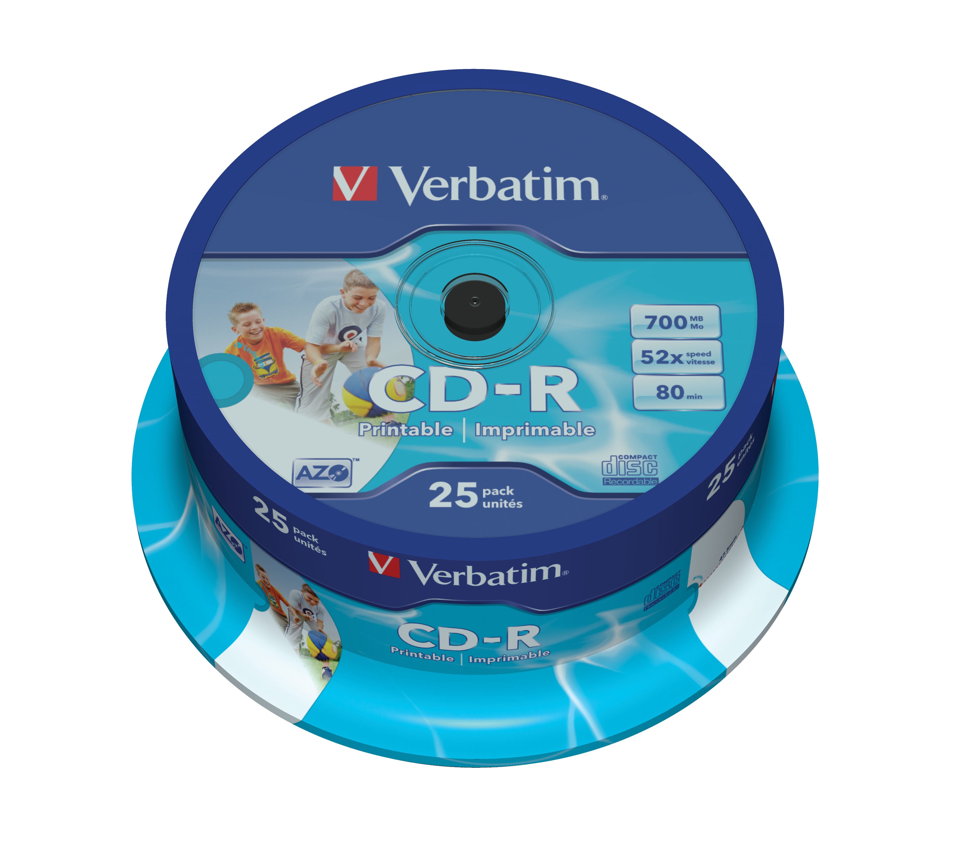  www.electricalstuff.se ElectricalStuff.se   Verbatim CD-R AZO Wide Inkjet Printable 700 MB 52X 25 styck Verbatim 43439 00239