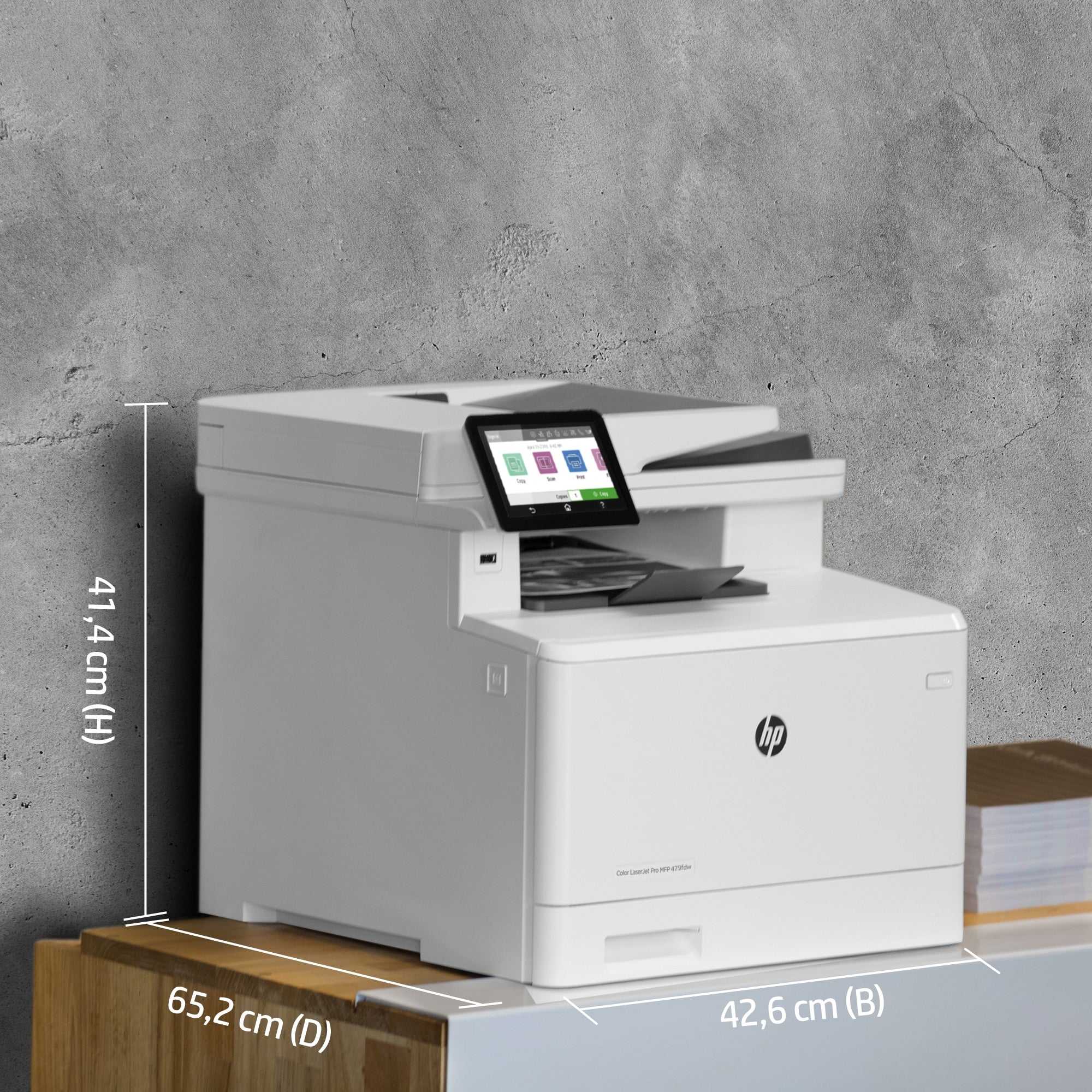 post, Skanna till e-post/PDF; 50 arks ADF (ej ihoprullat) HP W1A78A#B19 0192018996687|192018996687 Multifunktionsskrivare Co