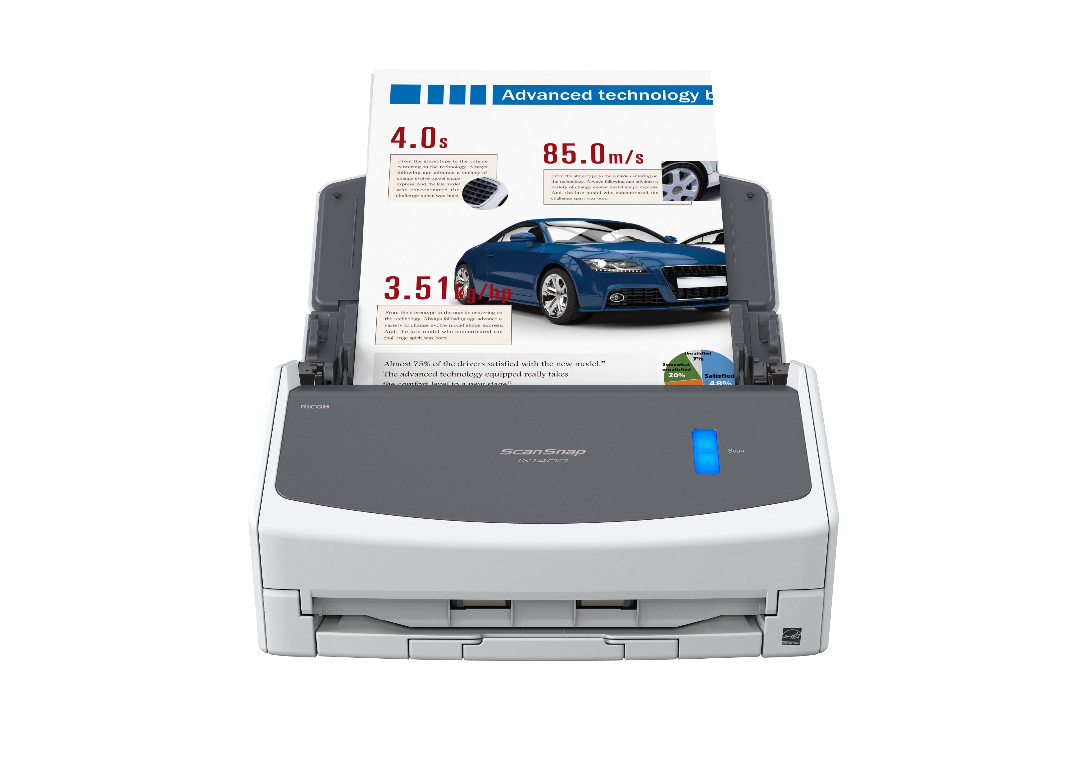  DPI A4 Vit Ricoh PA03820-B001 4939761311833 Skannrar   ScanSnap iX1400 www.electricalstuff.se ElectricalStuff.se   Ricoh Sca