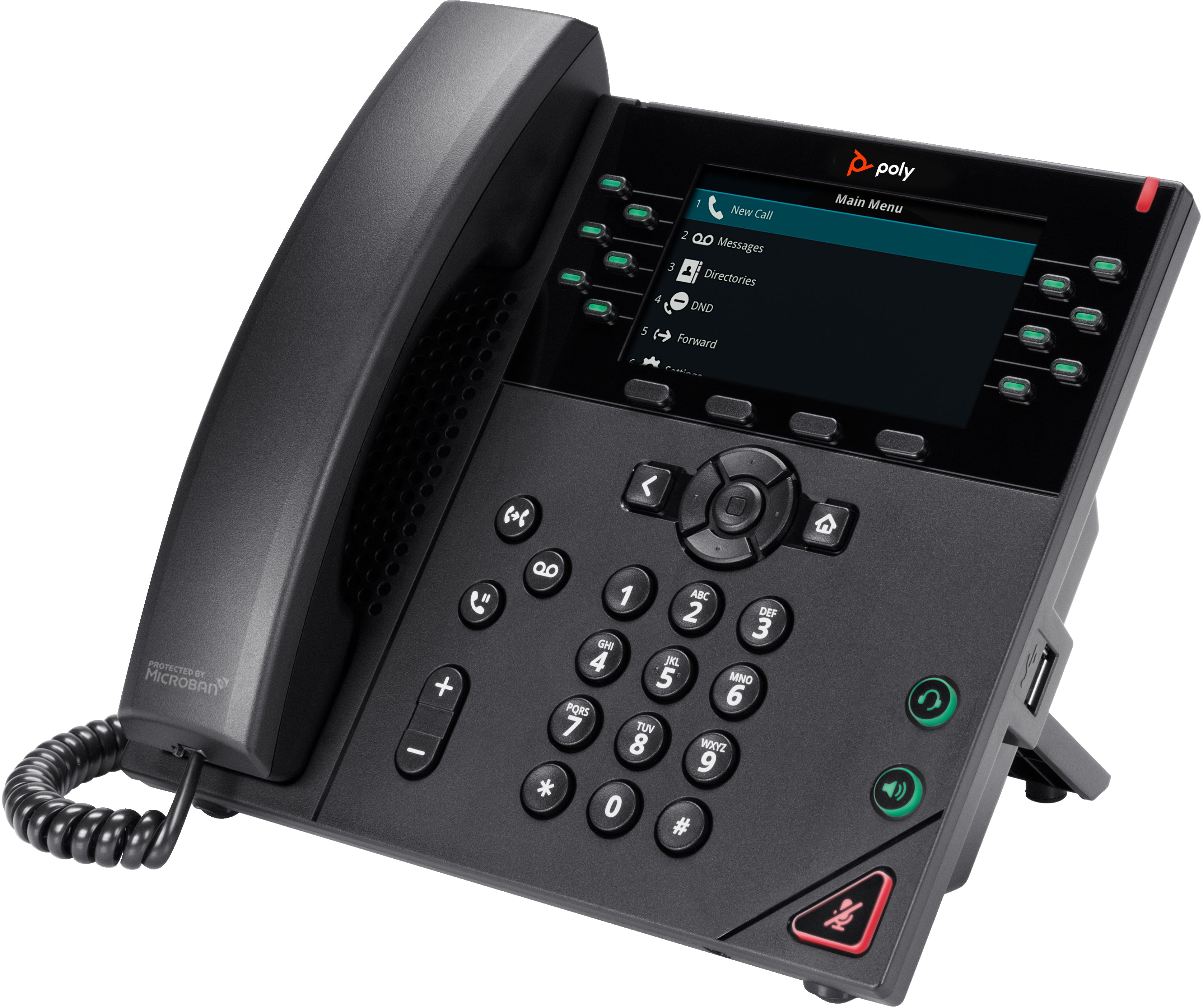  stuff.se ElectricalStuff.se   POLY VVX 450 IP-telefon för 12 linjer och PoE-aktiverad POLY 8B1L7AA 0196337662940|19633766294