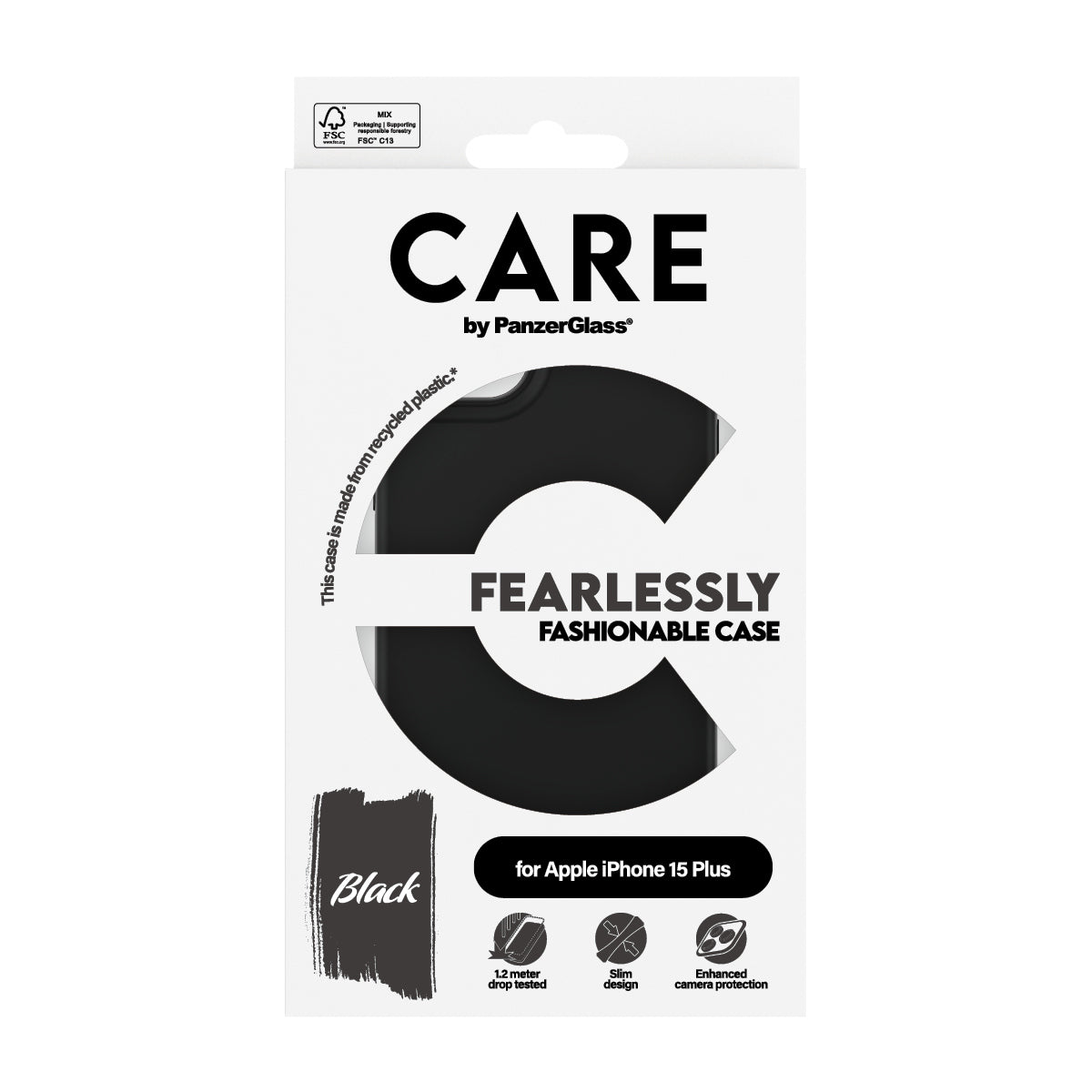     PanzerGlass CARE by PG BLK iPhone 15 Plus mobiltelefonfodral Omslag Transparent PanzerGlass 1431 5715685005664 Mobiltelef