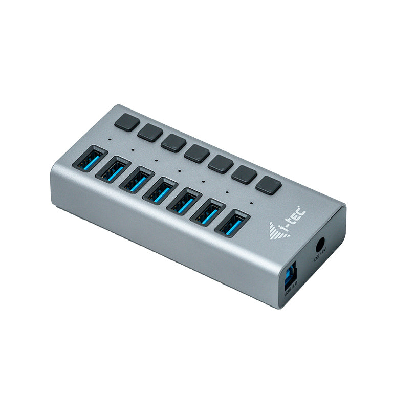  ddare Universal Grå AC Snabb laddning inomhus i-tec U3CHARGEHUB7 8595611702938 Mobilladdare   U3CHARGEHUB7 www.electricalstu