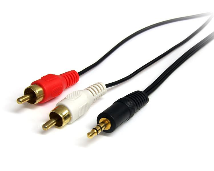  www.electricalstuff.se ElectricalStuff.se   StarTech.com 0.92m, 3.5mm/2xRCA, M/M ljudkabel 0,92 m 3,5mm Svart StarTech.com M