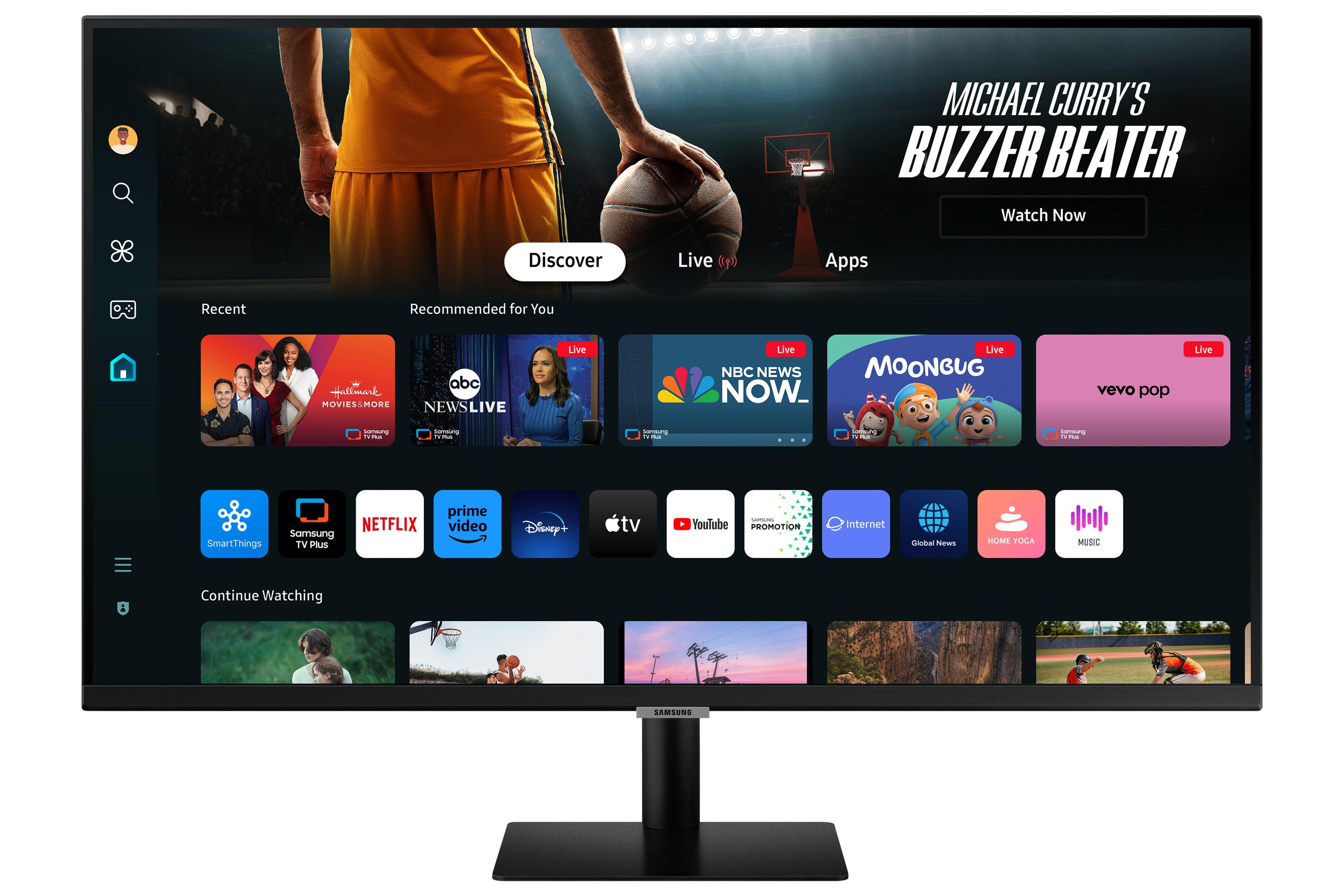    Samsung M70D platta pc-skärmar 81,3 cm (32") 3840 x 2160 pixlar 4K Ultra HD LED Svart Samsung LS32DM700UUXEN 8806095545257