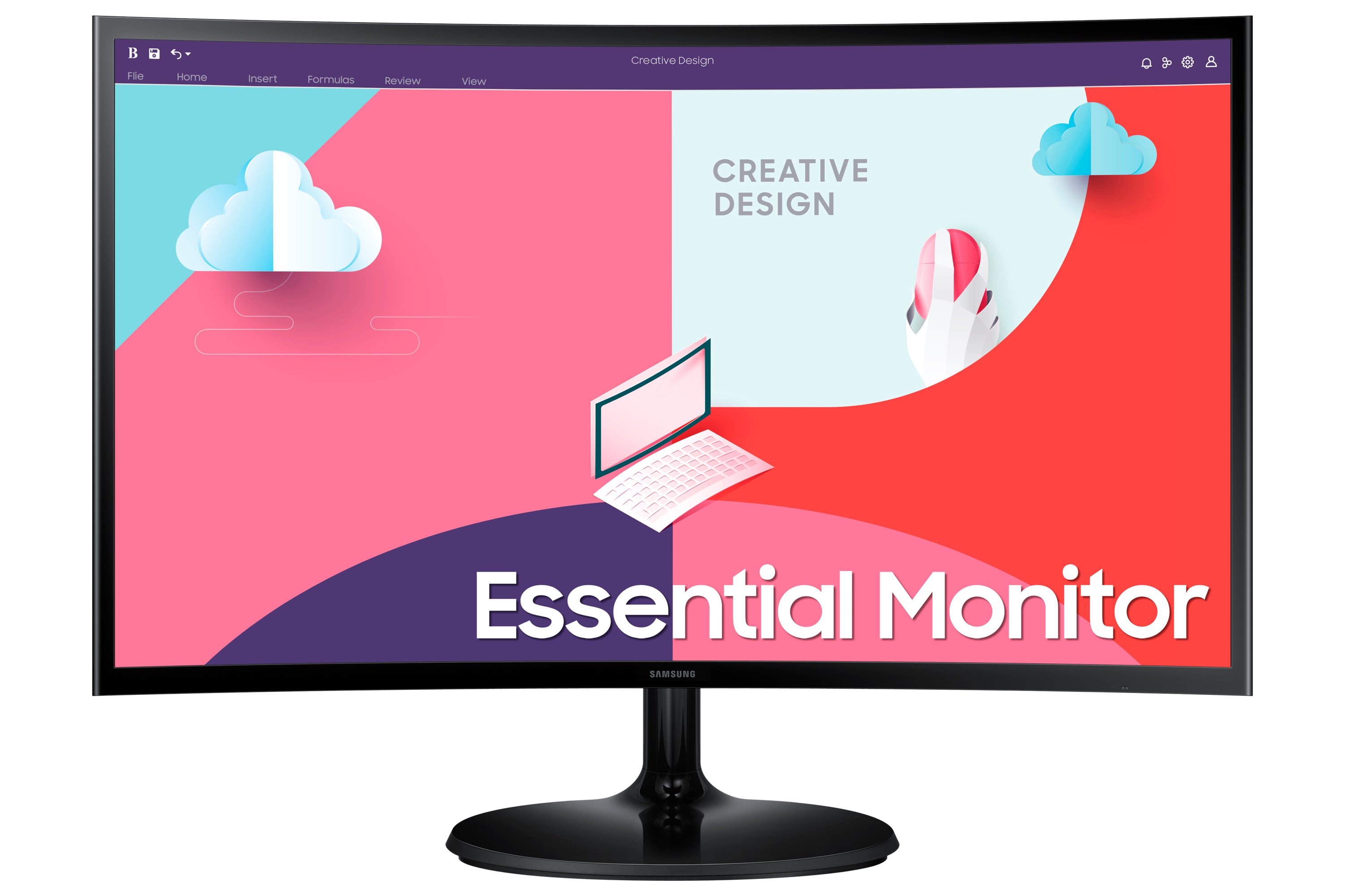    Samsung S36C platta pc-skärmar 61 cm (24") 1920 x 1080 pixlar Full HD LCD Svart Samsung LS24C364EAUXEN 8806094769357 Platt