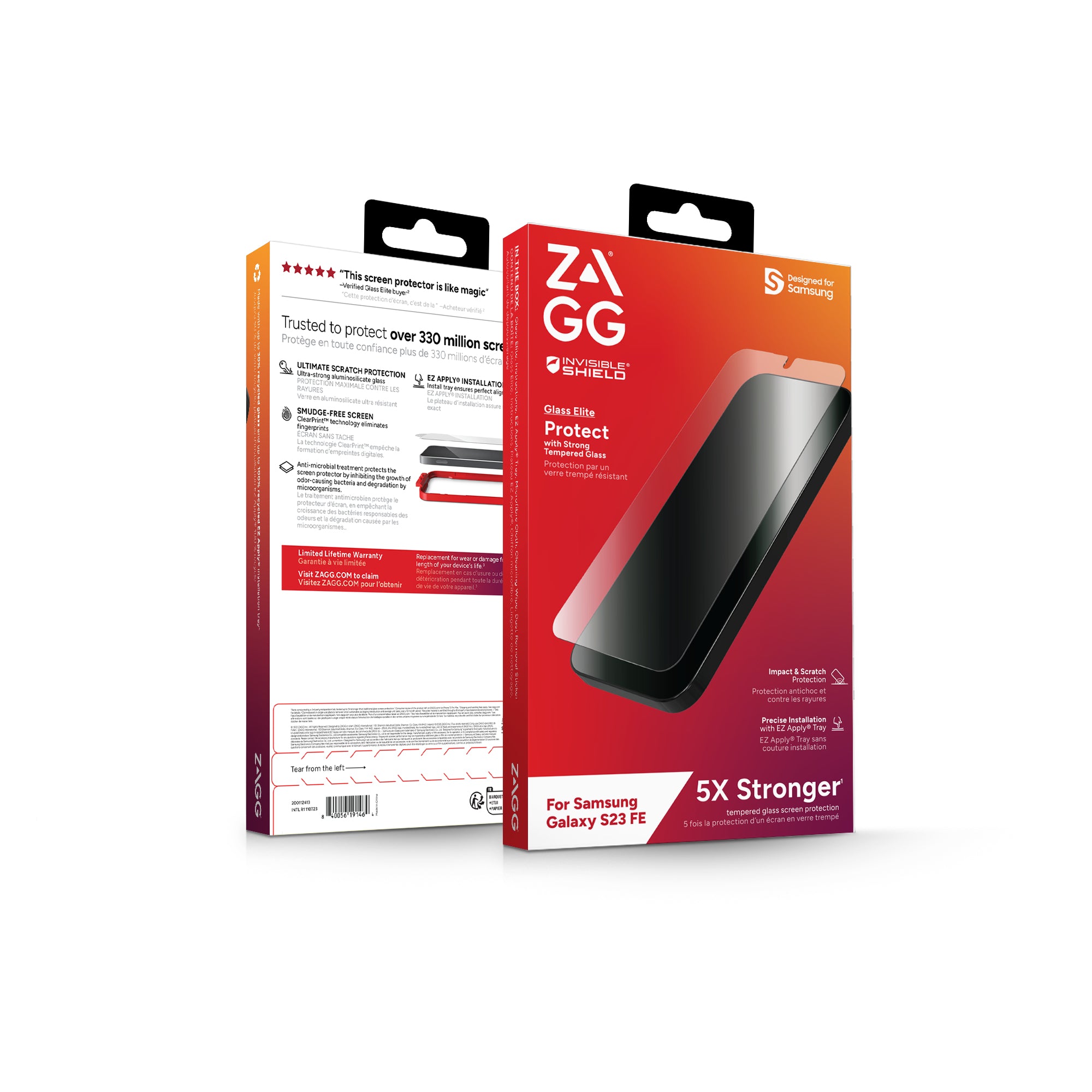  ZAGG Glass Elite Genomskinligt skärmskydd Samsung 1 styck ZAGG 200112413 0840056191464|840056191464 Skärm- och Baksidesskydd