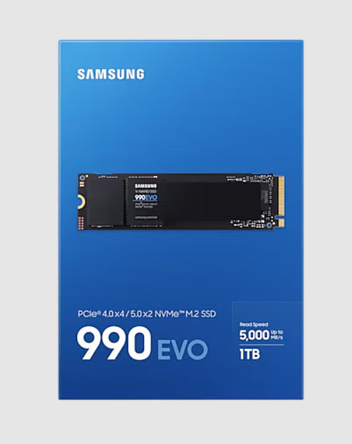  -V9E1T0BW 8806095300276 SSD-Hårddisk   990 EVO www.electricalstuff.se ElectricalStuff.se   Samsung 990 EVO 1 TB M.2 PCI Expr