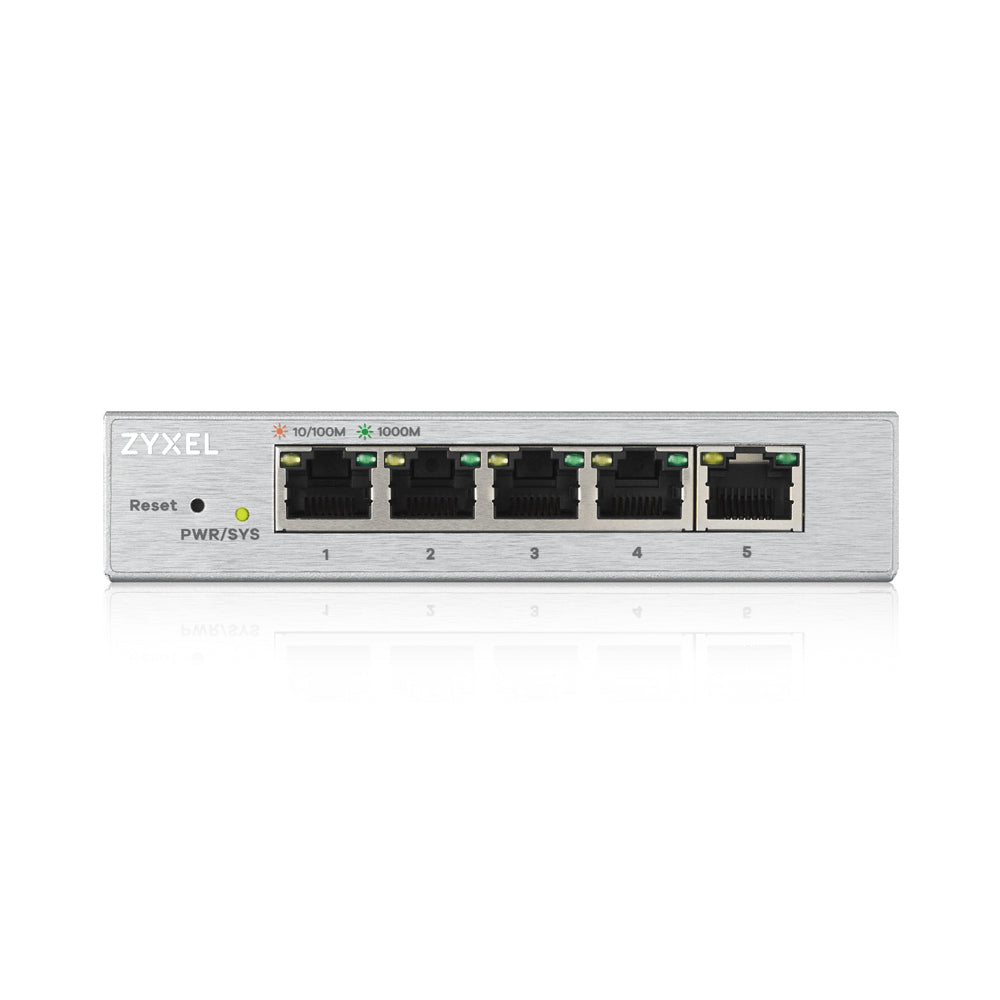  Ethernet (10/100/1000) Silver Zyxel GS1200-5-EU0101F 4718937598670 Nätverksswitchar   GS1200-5 www.electricalstuff.se Electr