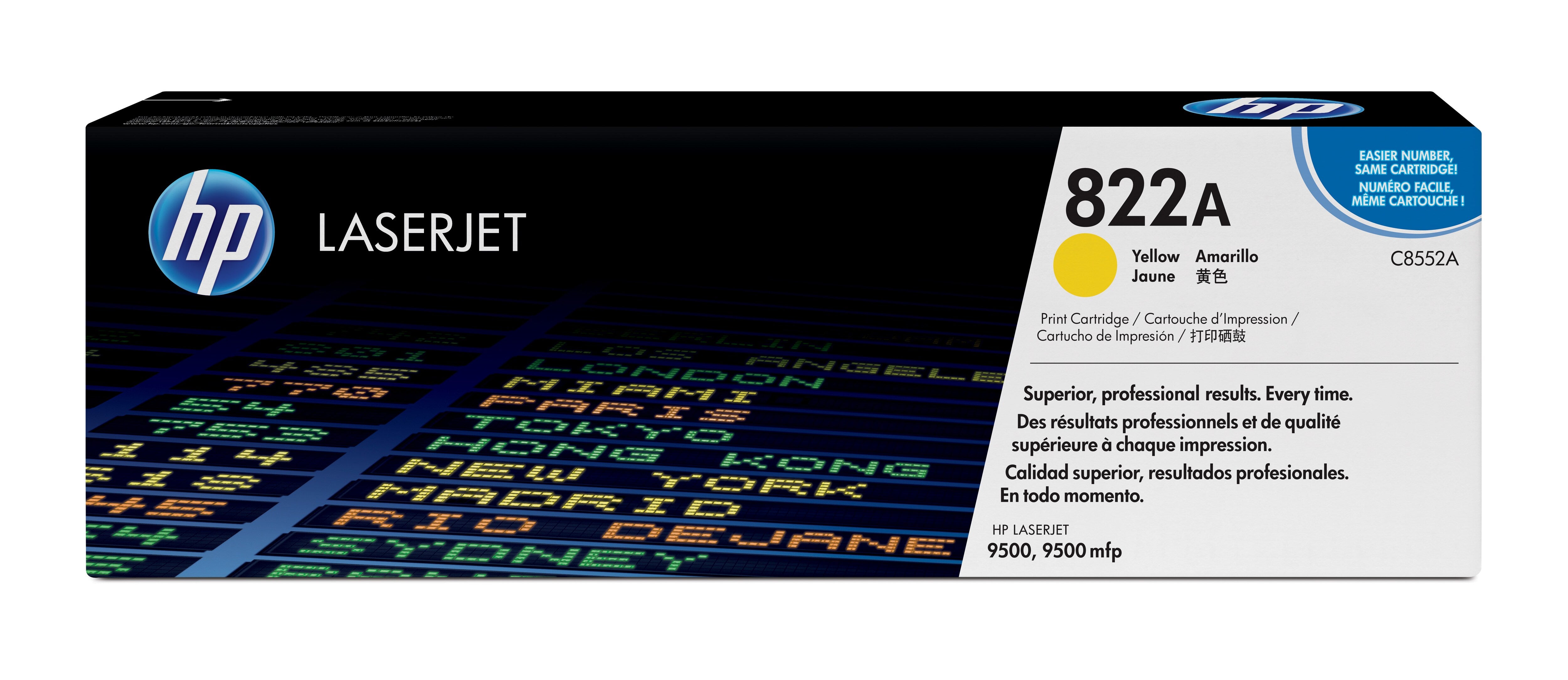  www.electricalstuff.se ElectricalStuff.se   HP 822A Yellow Original LaserJet Toner Cartridge Tonerkassett 1 styck Gul HP C85