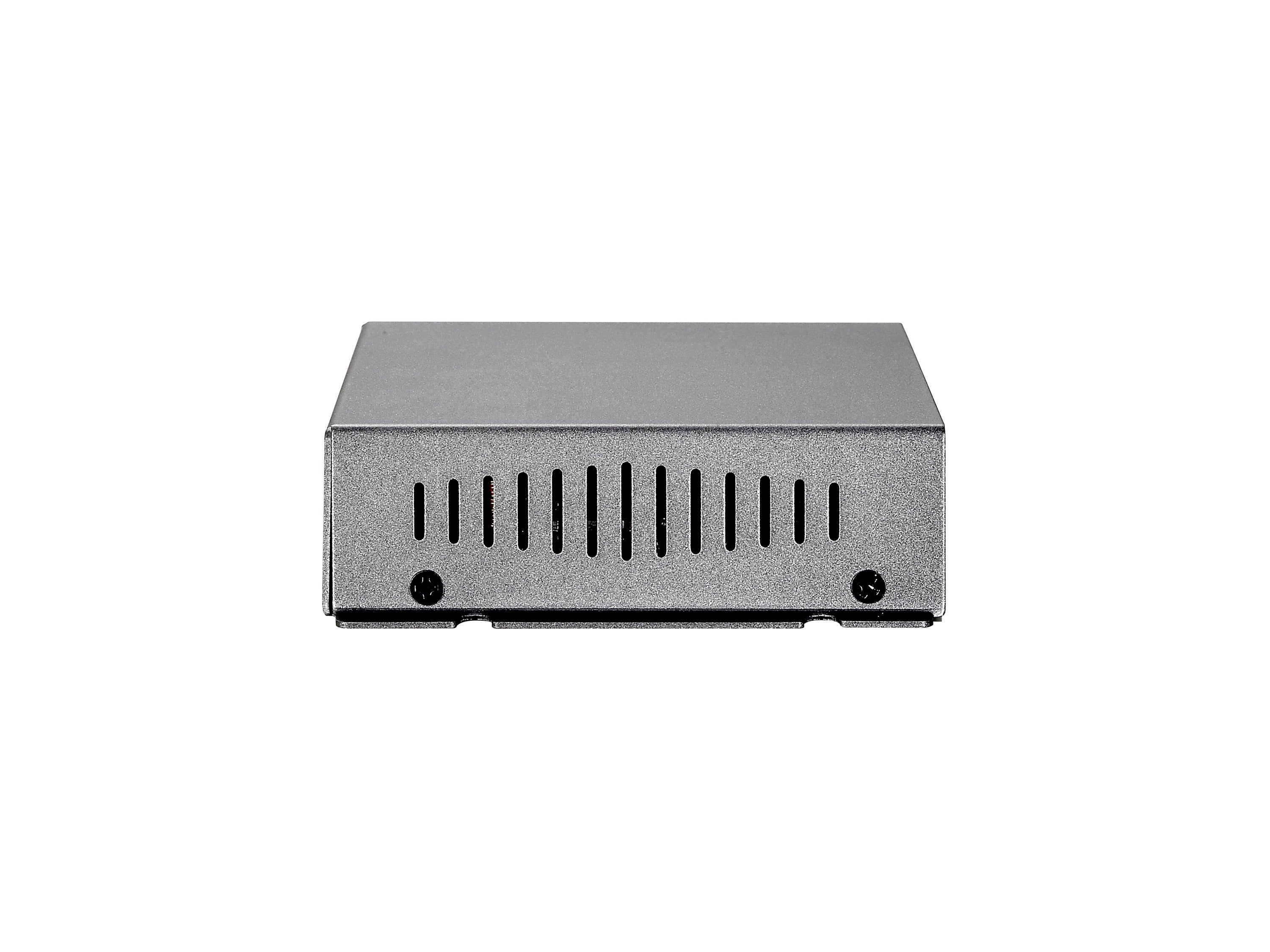  calstuff.se ElectricalStuff.se   LevelOne POS-4000 nätverksdelare Strömförsörjning via Ethernet (PoE) stöd Grå LevelOne POS-