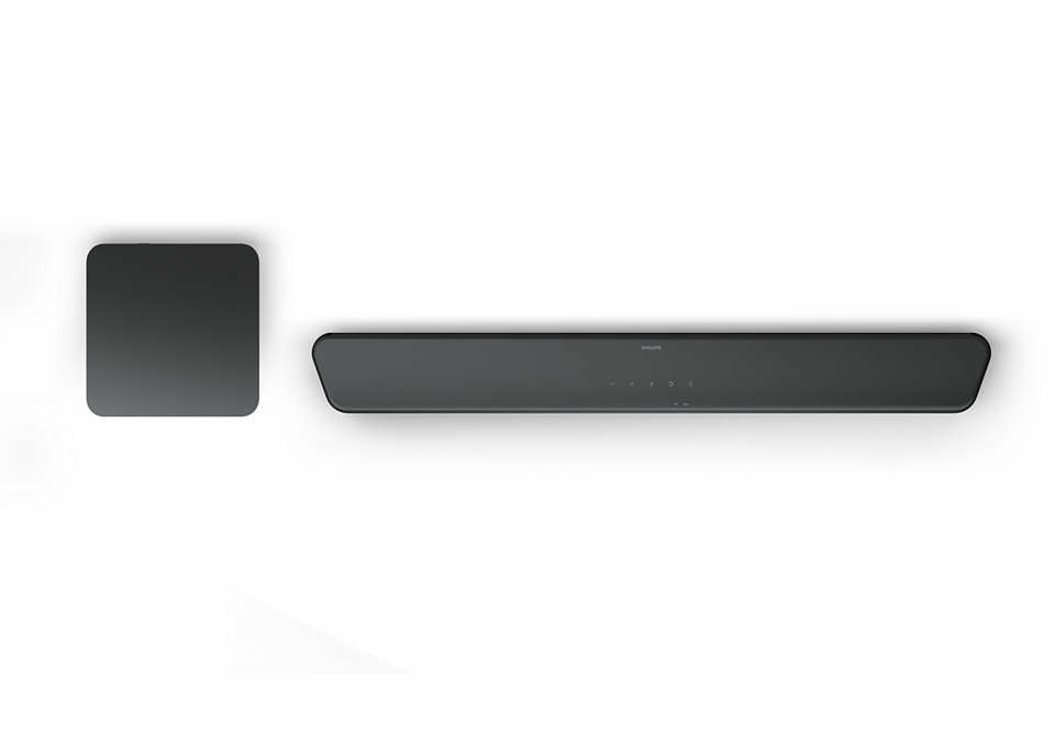   TAB5309/10 www.electricalstuff.se ElectricalStuff.se   Philips TAB5309/10 soundbar-högtalare Grå 2.1 kanaler 120 W Philips 