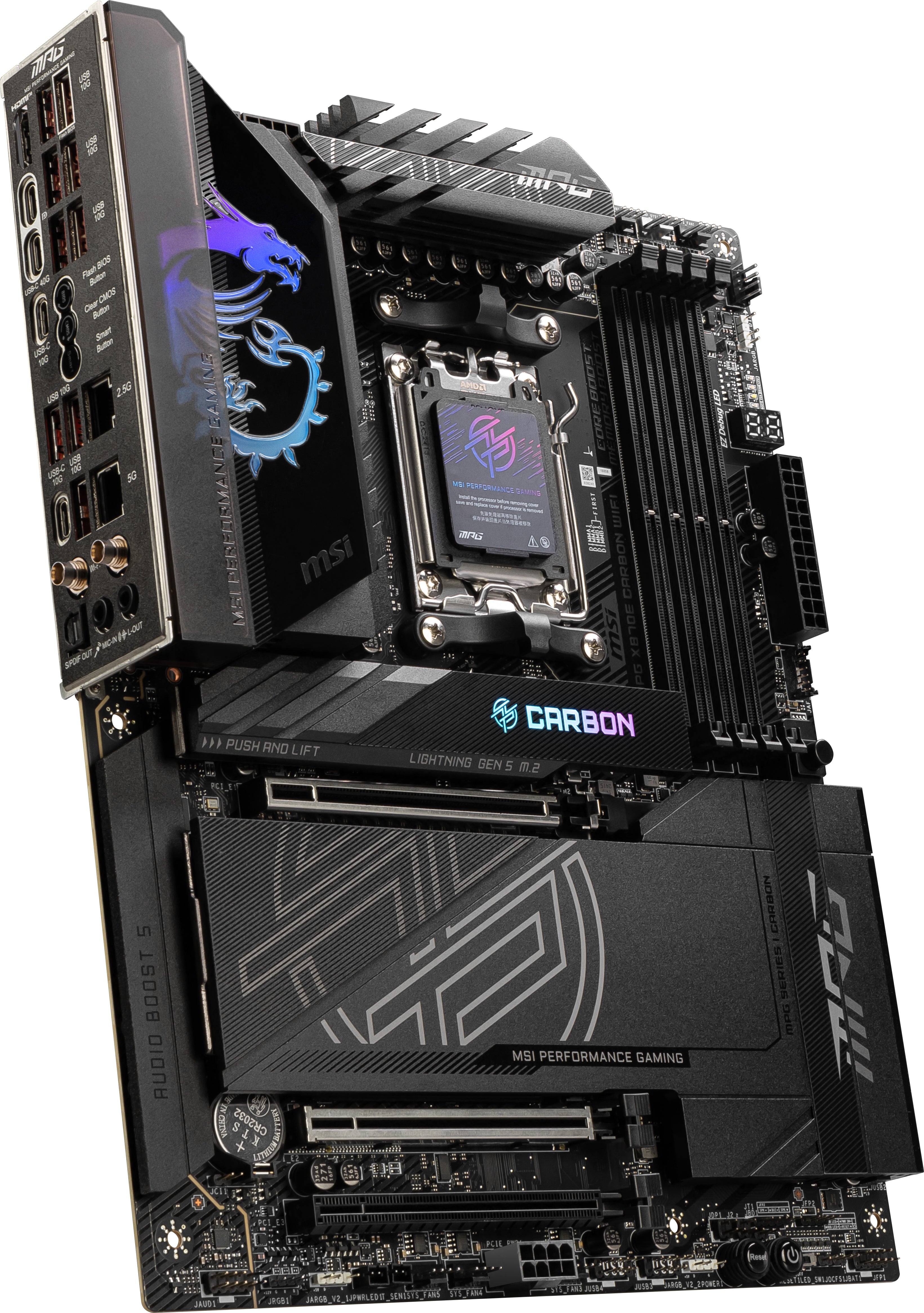  lstuff.se ElectricalStuff.se   MSI MPG X870E CARBON WIFI moderkort AMD X870E AM5-sockel ATX MSI MPG X870E CARBON WIFI 471137