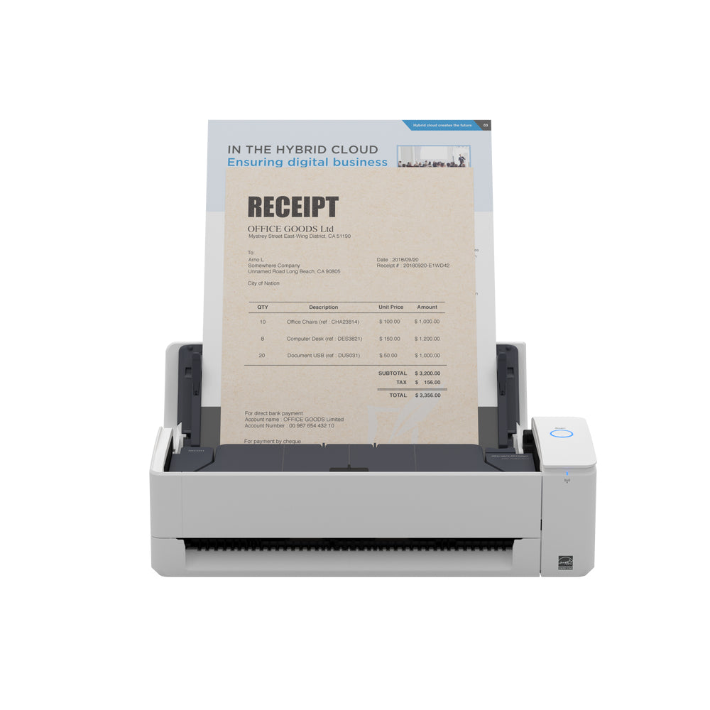  nSnap iX1300 ADF-skanner 600 x 600 DPI A4 Vit Ricoh PA03805-B001 4939761312533 Skannrar   ScanSnap iX1300 www.electricalstuf