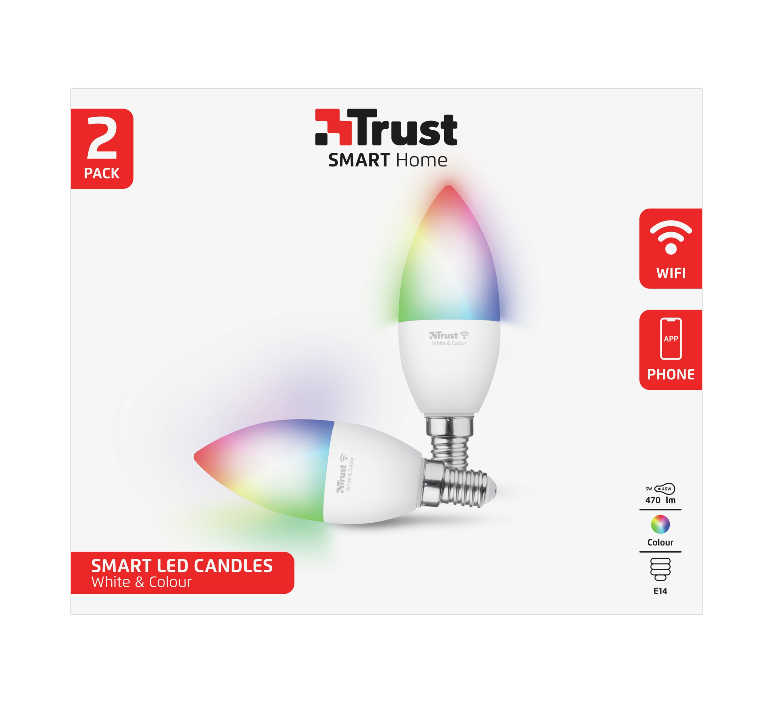  ampa Wi-Fi Trust 71293 8713439712933 Smart Belysning   71293 www.electricalstuff.se ElectricalStuff.se   Trust 71293 smart b