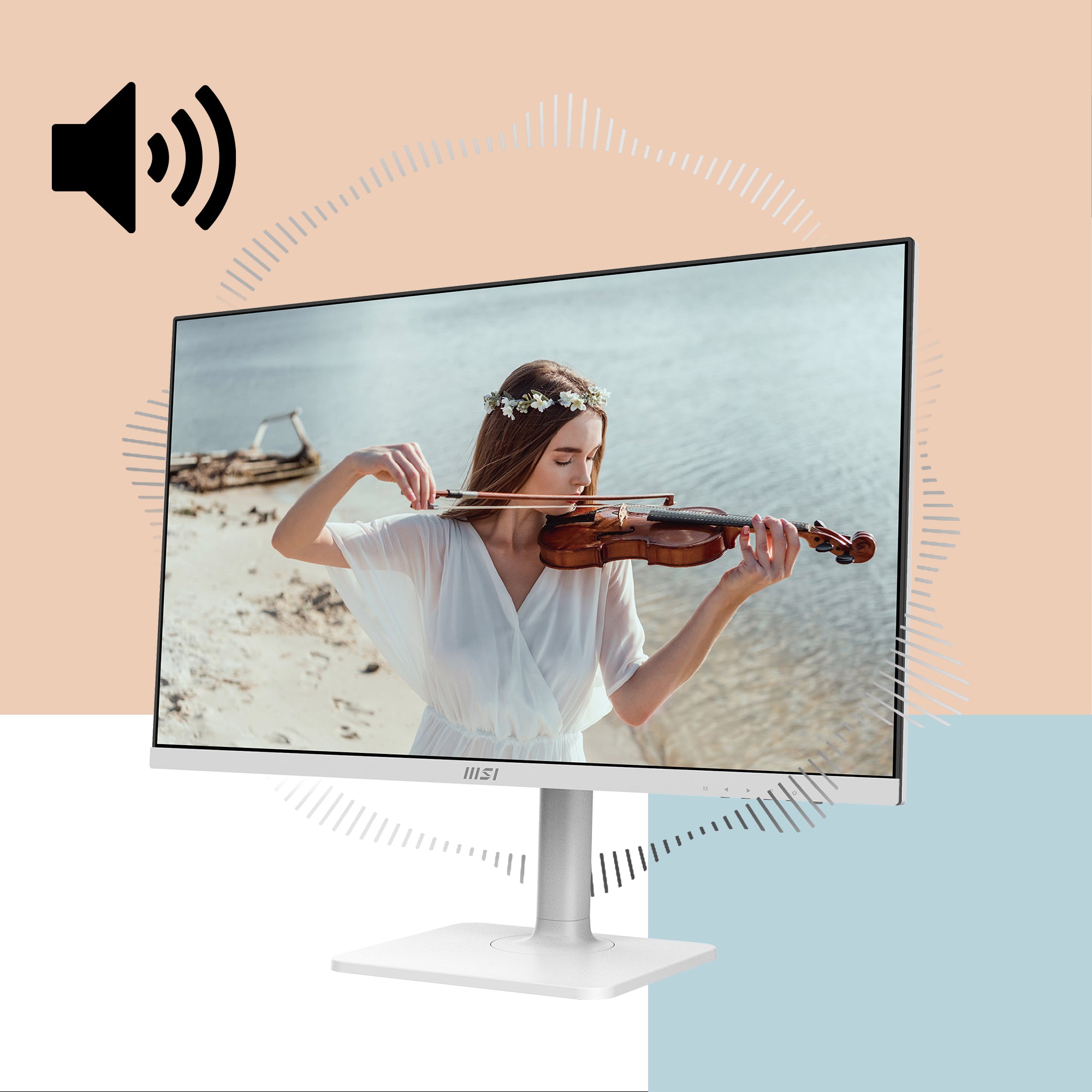  f.se   MSI Modern MD272XPW platta pc-skärmar 68,6 cm (27") 1920 x 1080 pixlar Full HD Vit MSI MODERN MD272XPW 4711377090377|